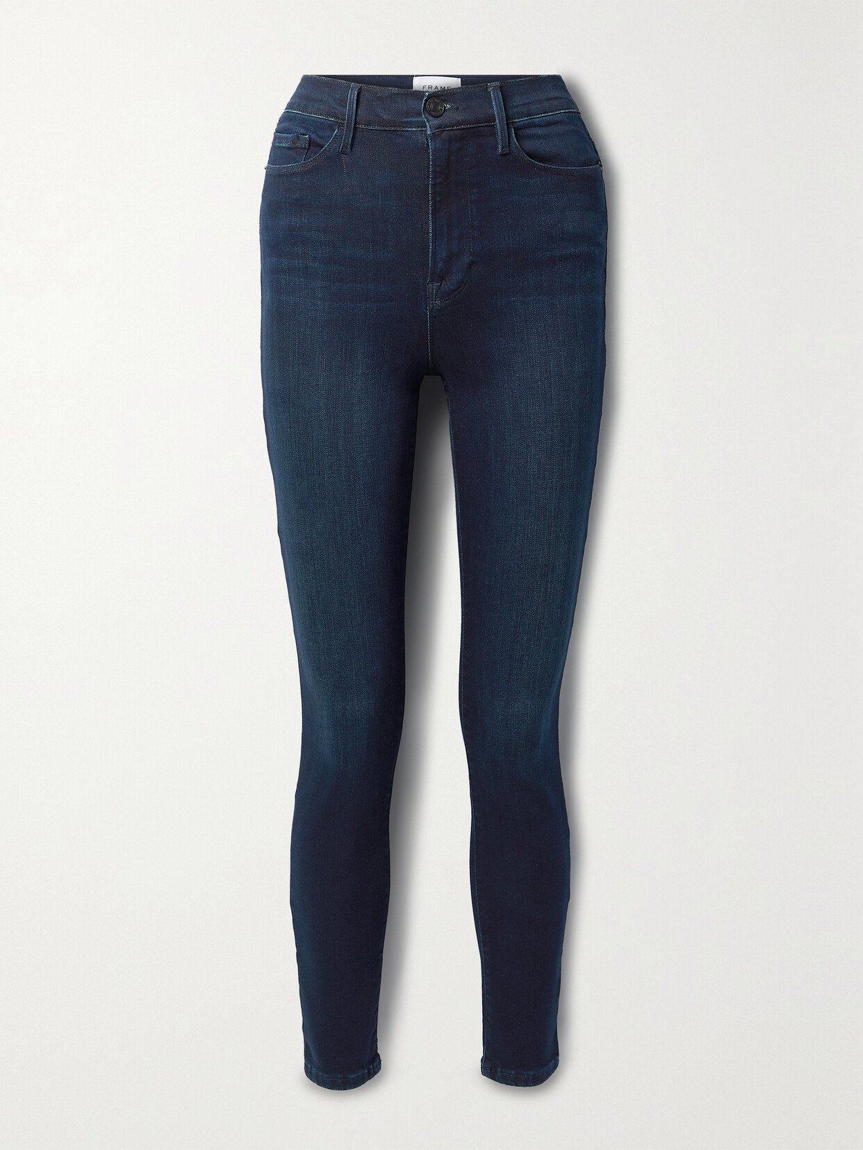 FRAME Ali High-rise Skinny Jeans - Blue