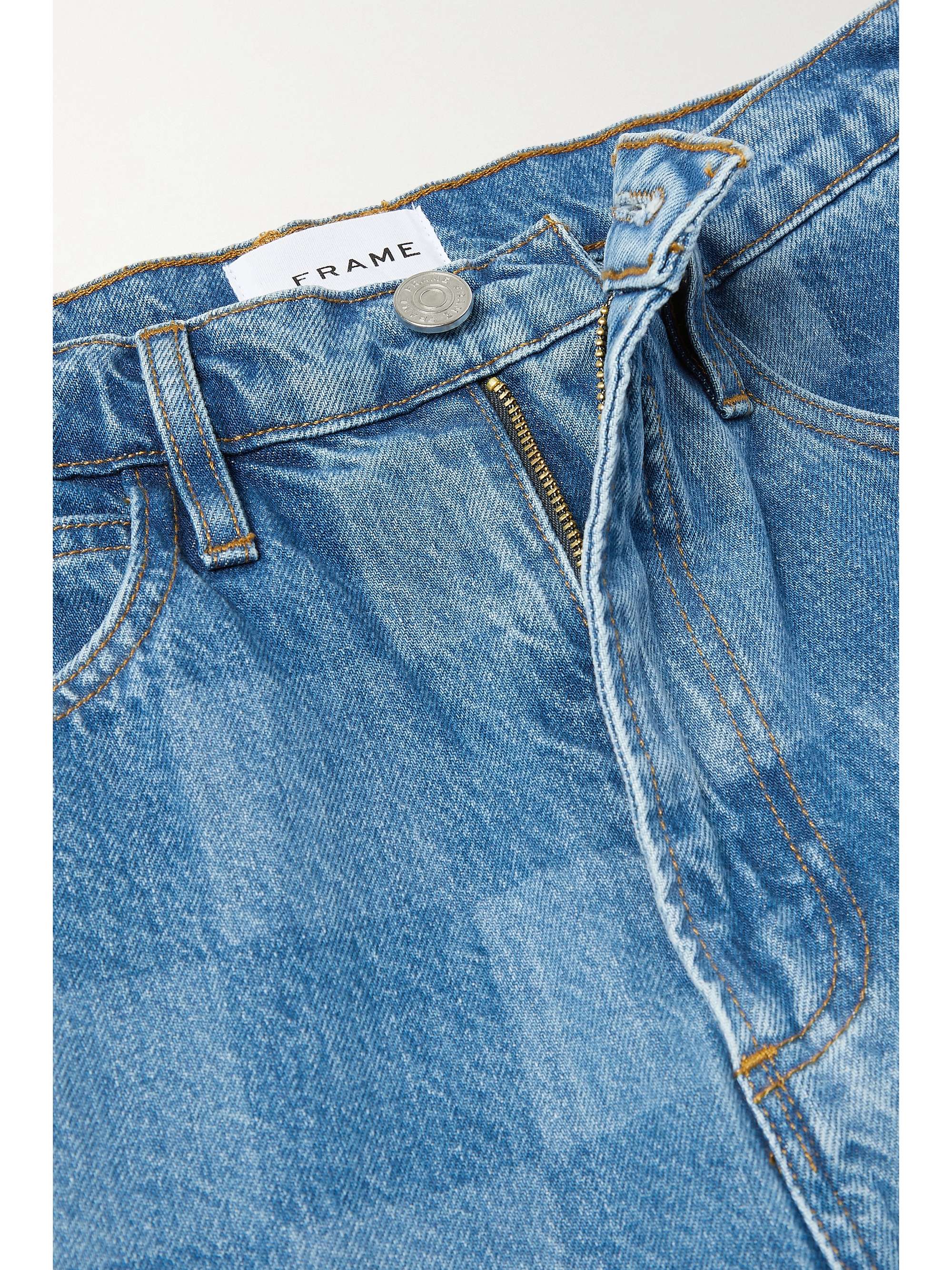 FRAME Le High 'N' Tight high-rise wide-leg jeans
