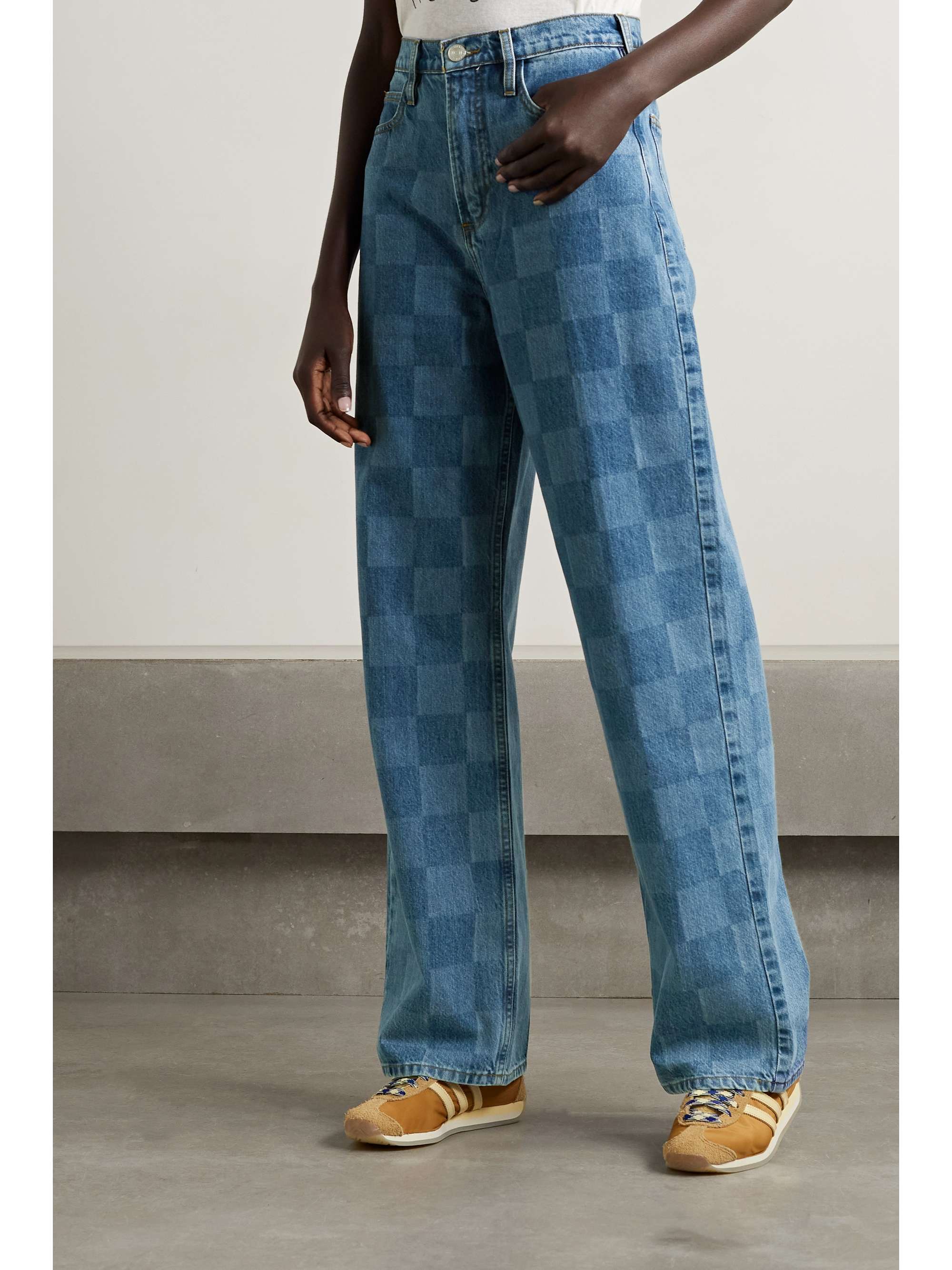 FRAME Le High 'N' Tight high-rise wide-leg jeans