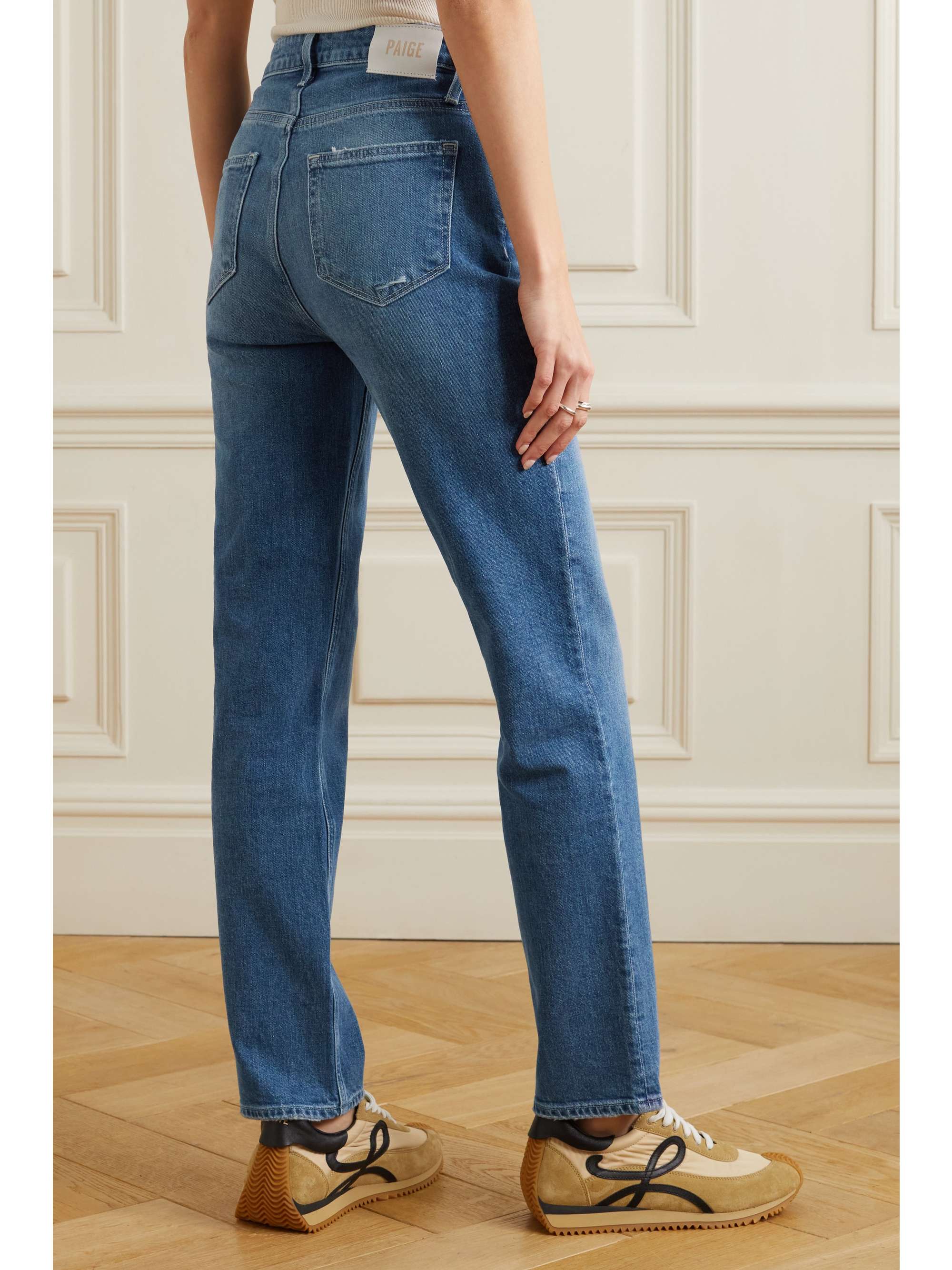PAIGE Stella high-rise straight-leg jeans