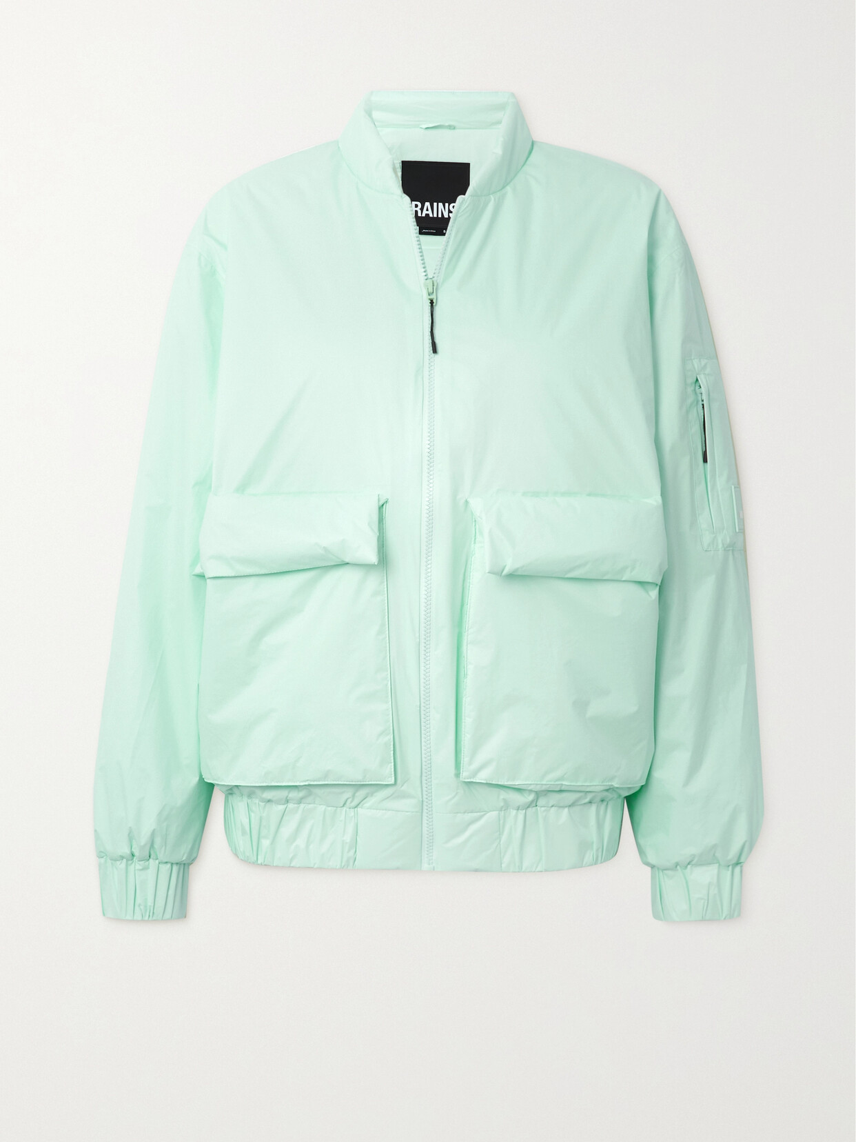 Rains - Fuse Coated-shell Bomber Jacket - Green