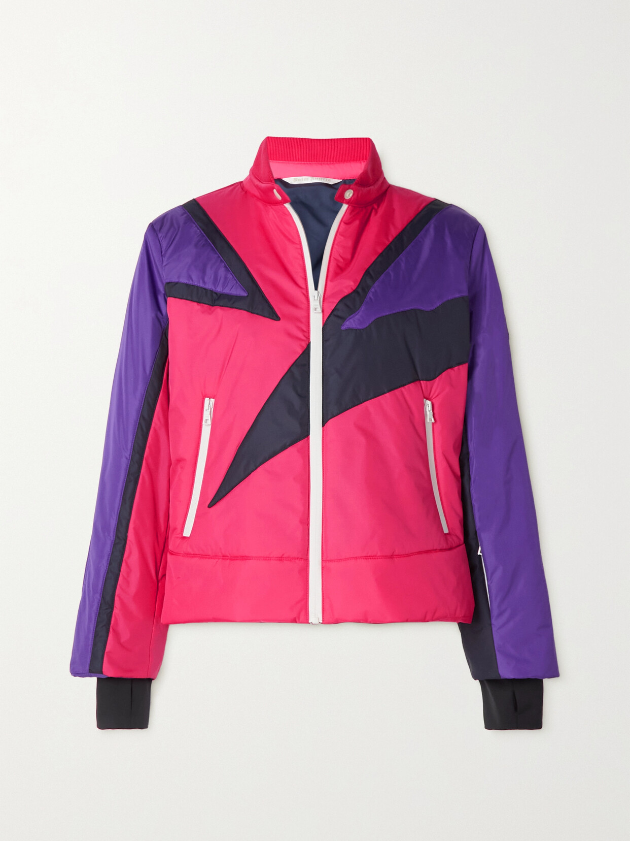 PALM ANGELS THUNDERBOLT colour-BLOCK PADDED SKI JACKET