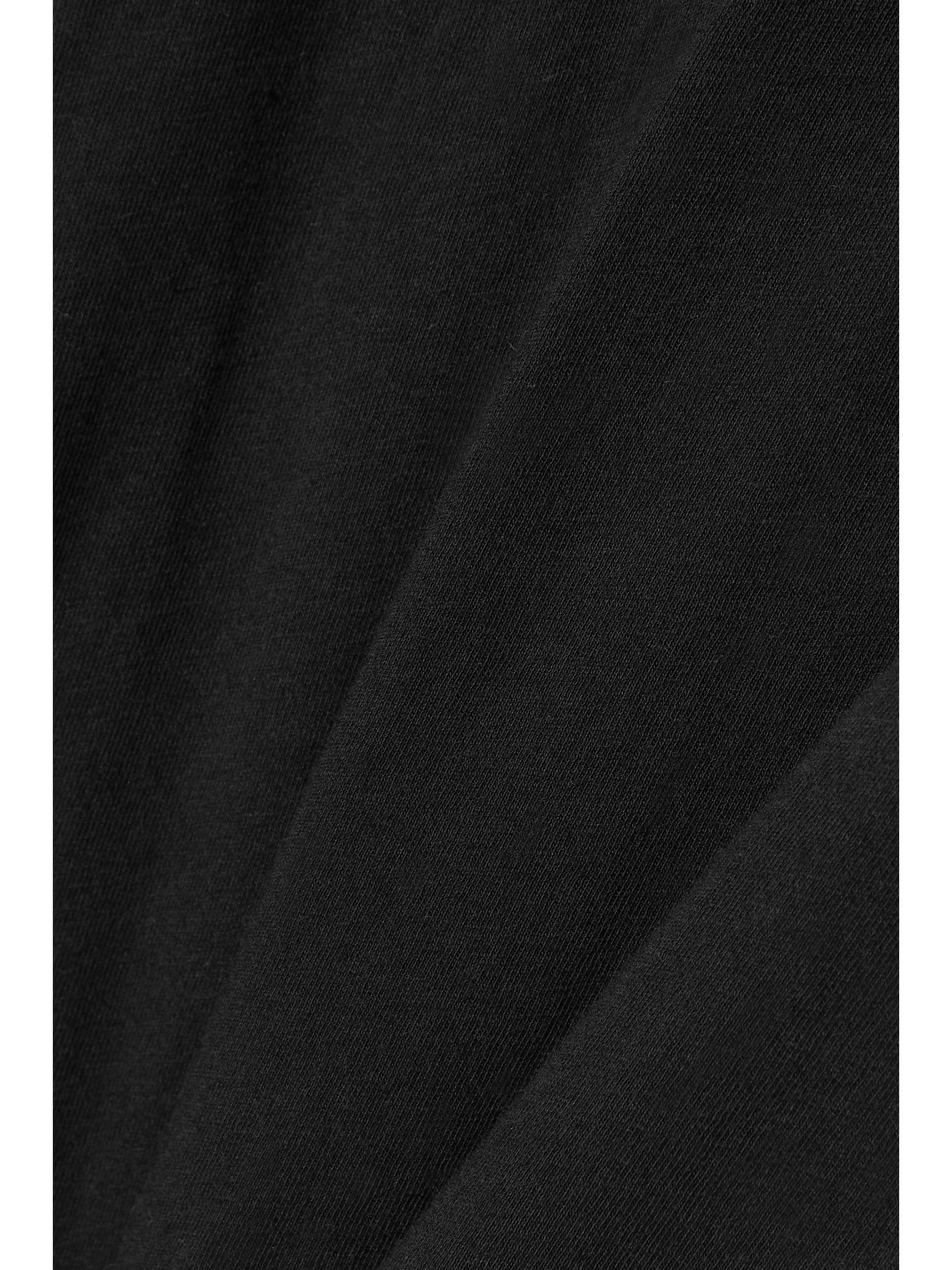 JAMES PERSE Stretch-cotton jersey turtleneck maxi dress