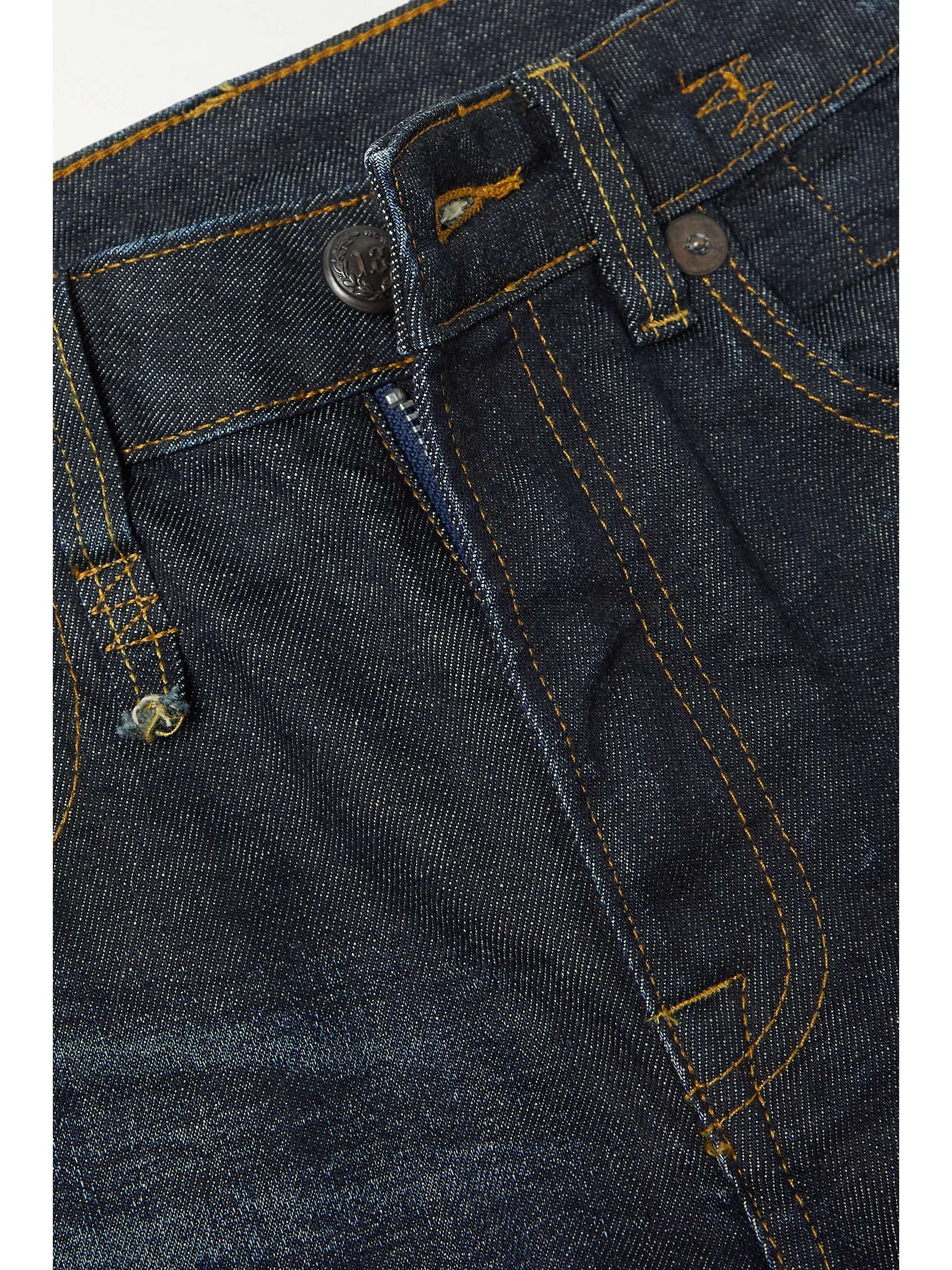 R13 Kick Fit cropped high-rise flared jeans