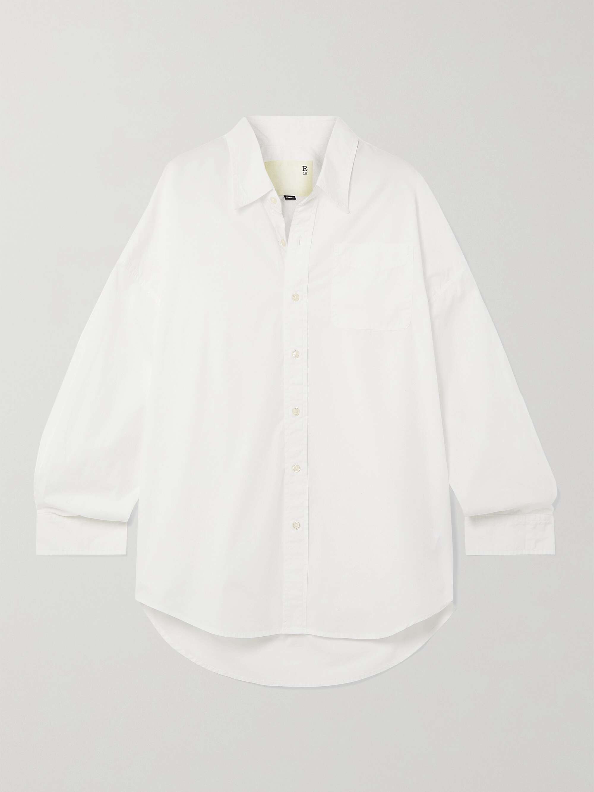R13 Cotton Oxford shirt | NET-A-PORTER R13 Cotton Oxford shirt | NET-A-PORTER