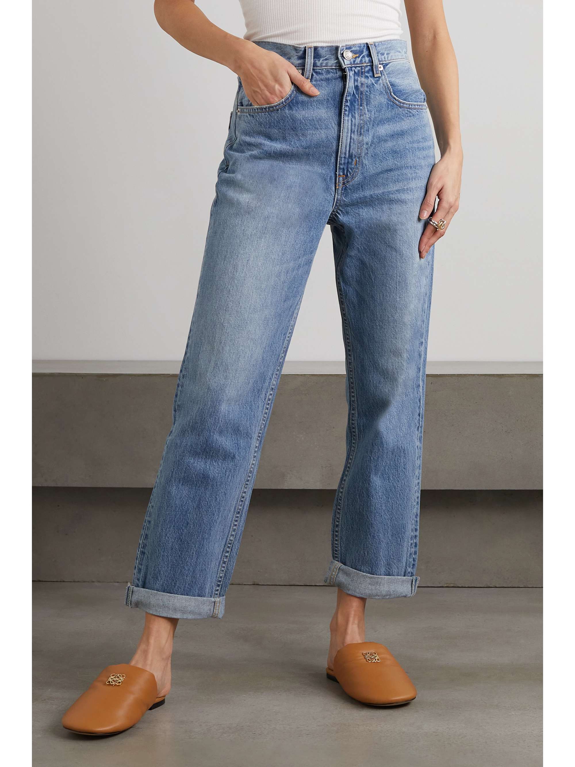 SLVRLAKE Dakota high-rise tapered jeans