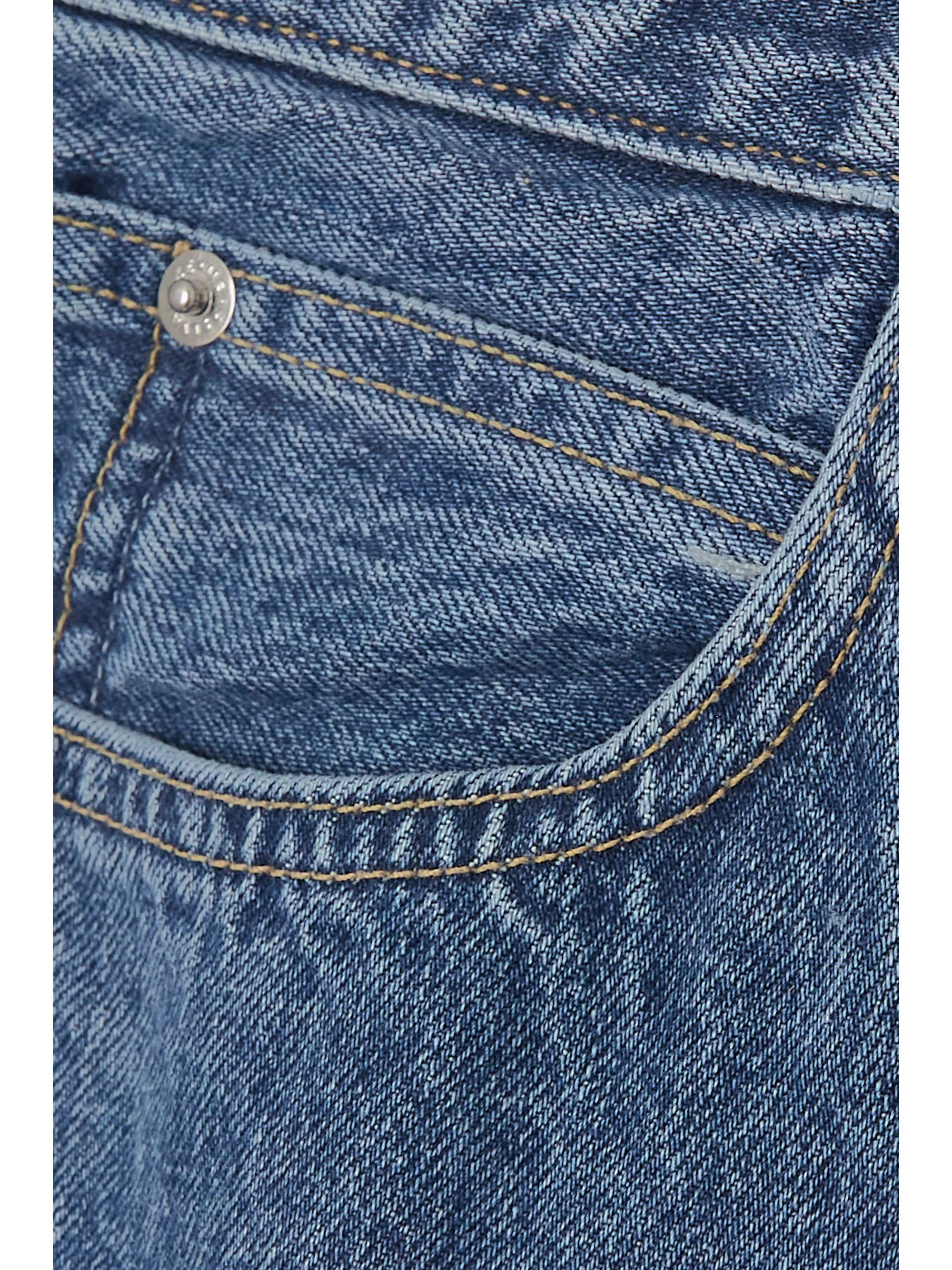 SLVRLAKE + NET SUSTAIN organic denim mini skirt