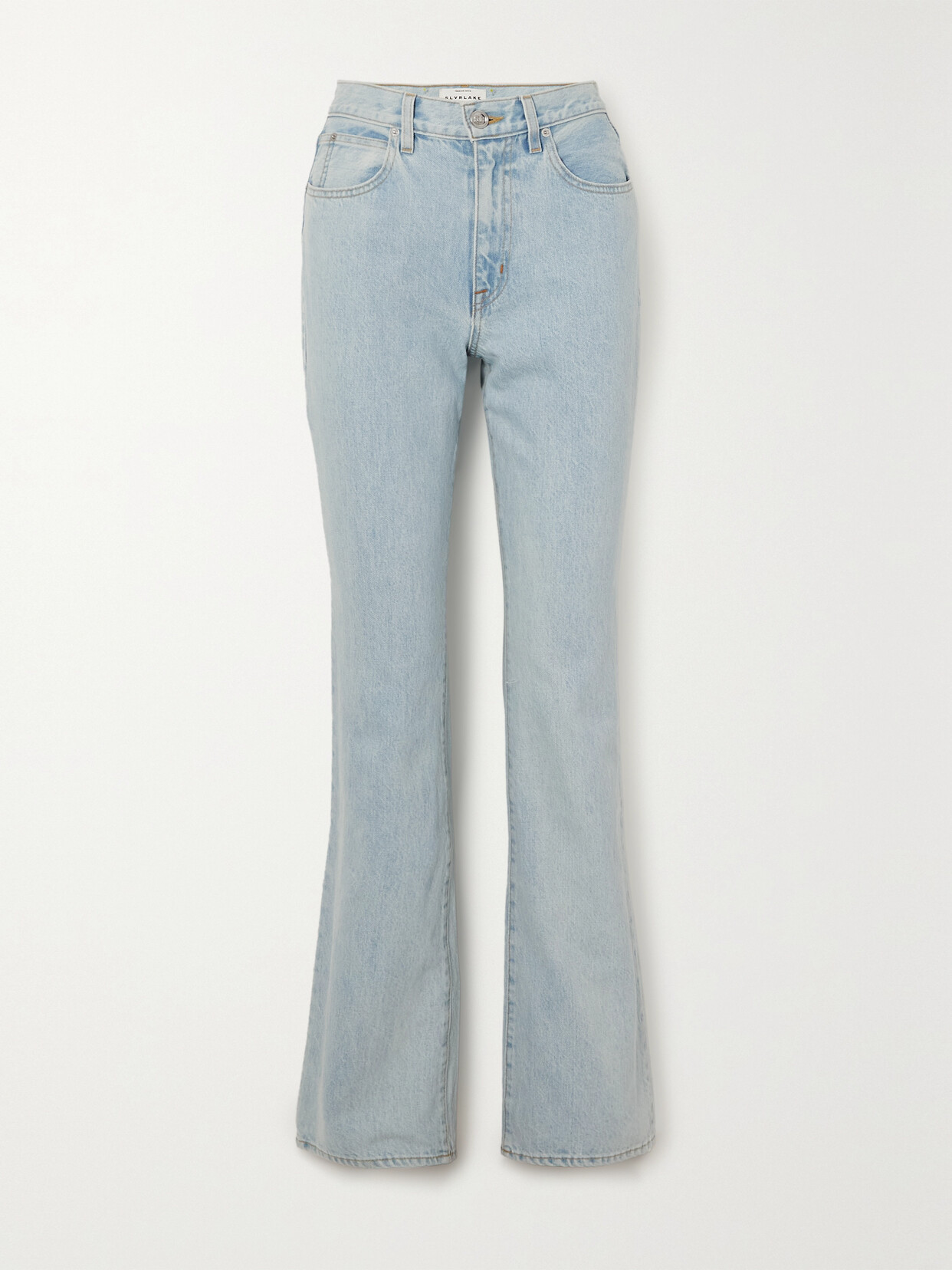 Slvrlake Chicago High-rise Flared Jeans In Blue