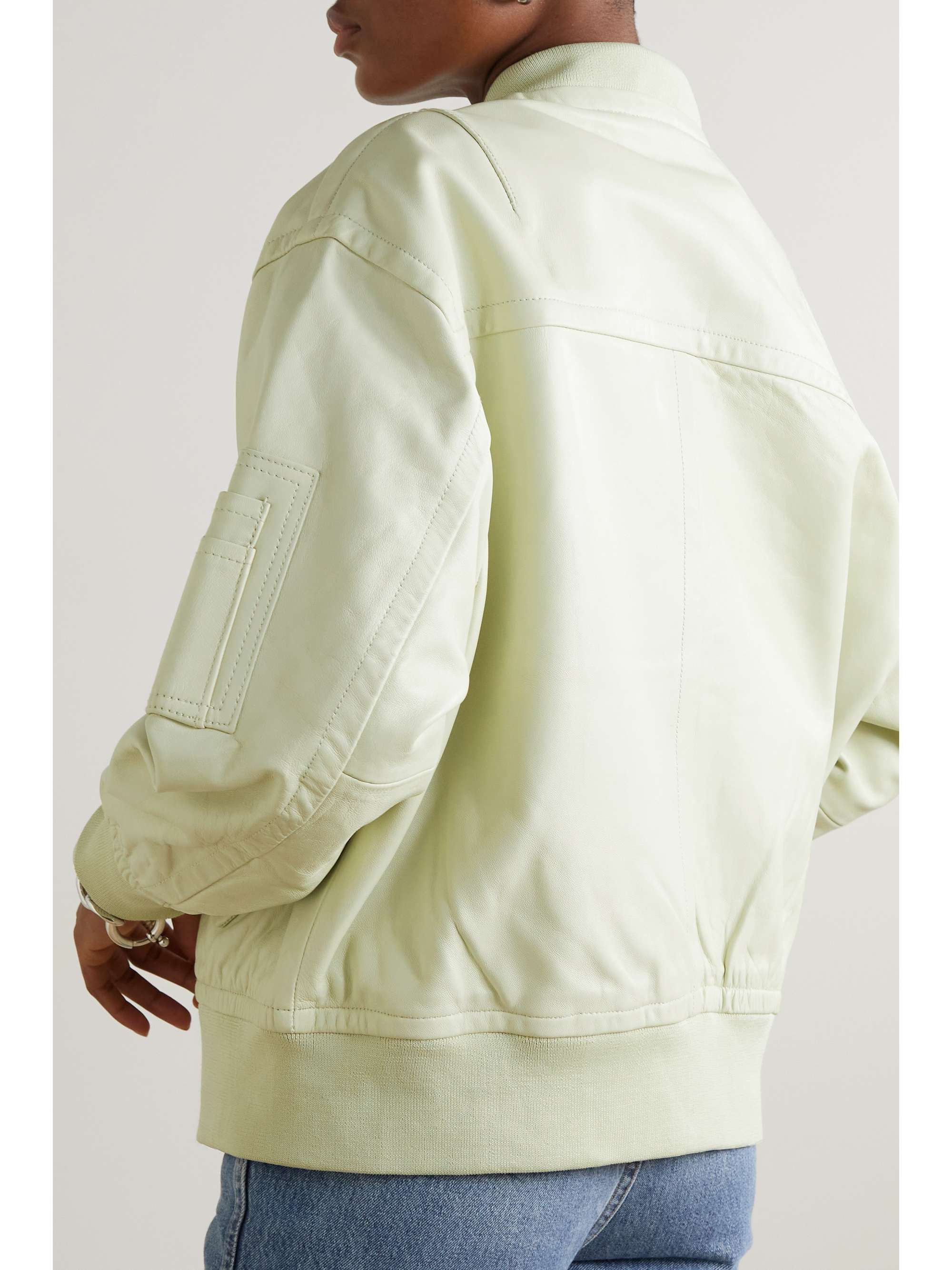 STAND STUDIO Icon leather bomber jacket