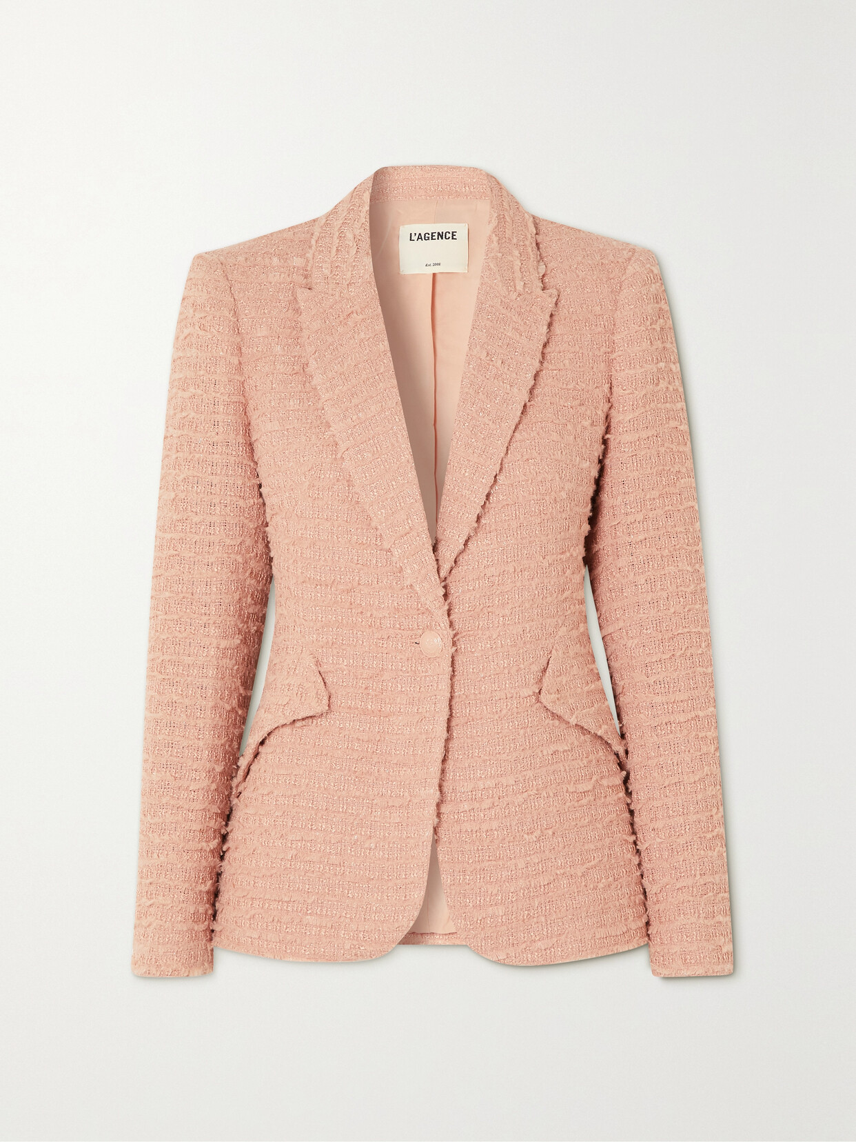 L AGENCE CHAMBERLAIN TWEED BLAZER