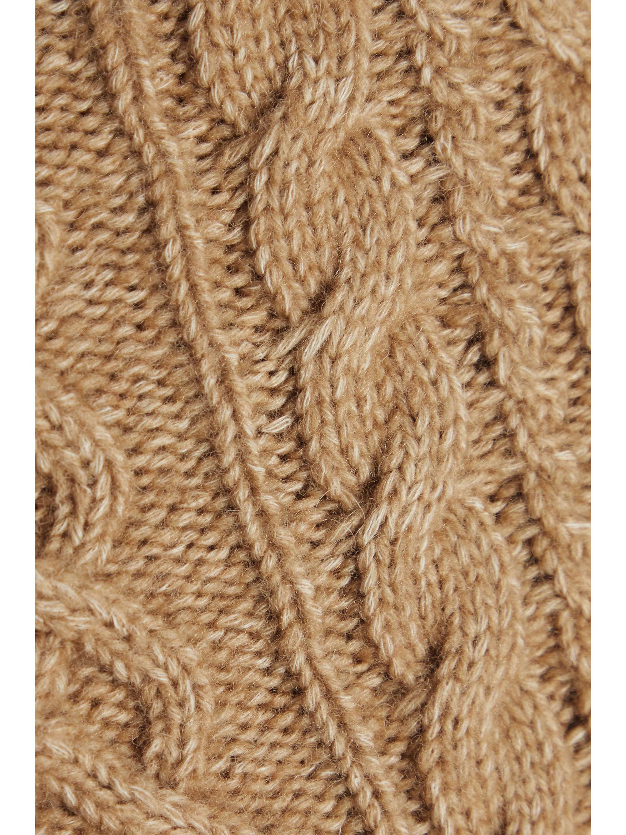 RAG & BONE Elizabeth cropped cable-knit wool, cotton and alpaca-blend vest