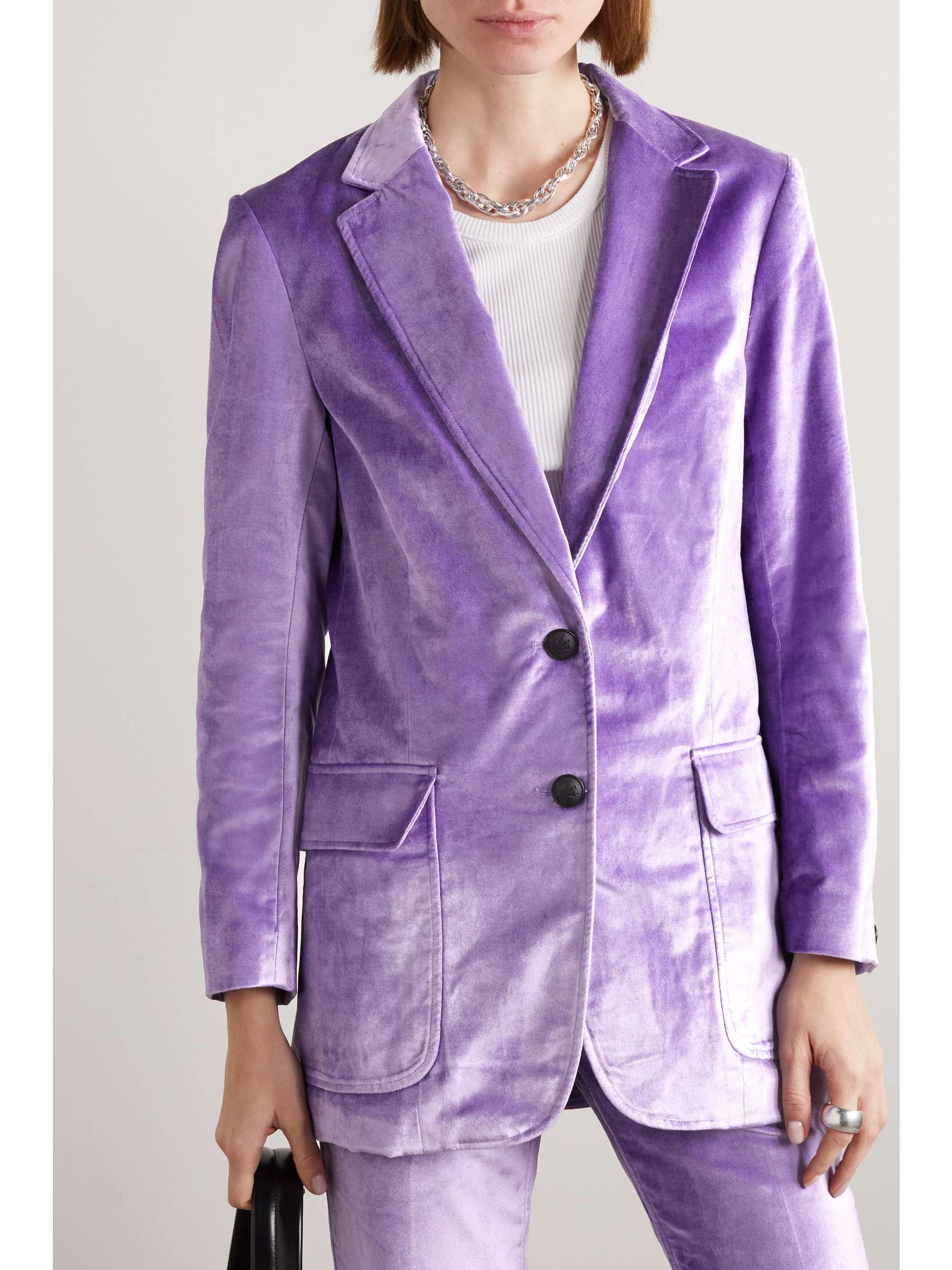 RAG & BONE Cody cotton-blend velvet blazer