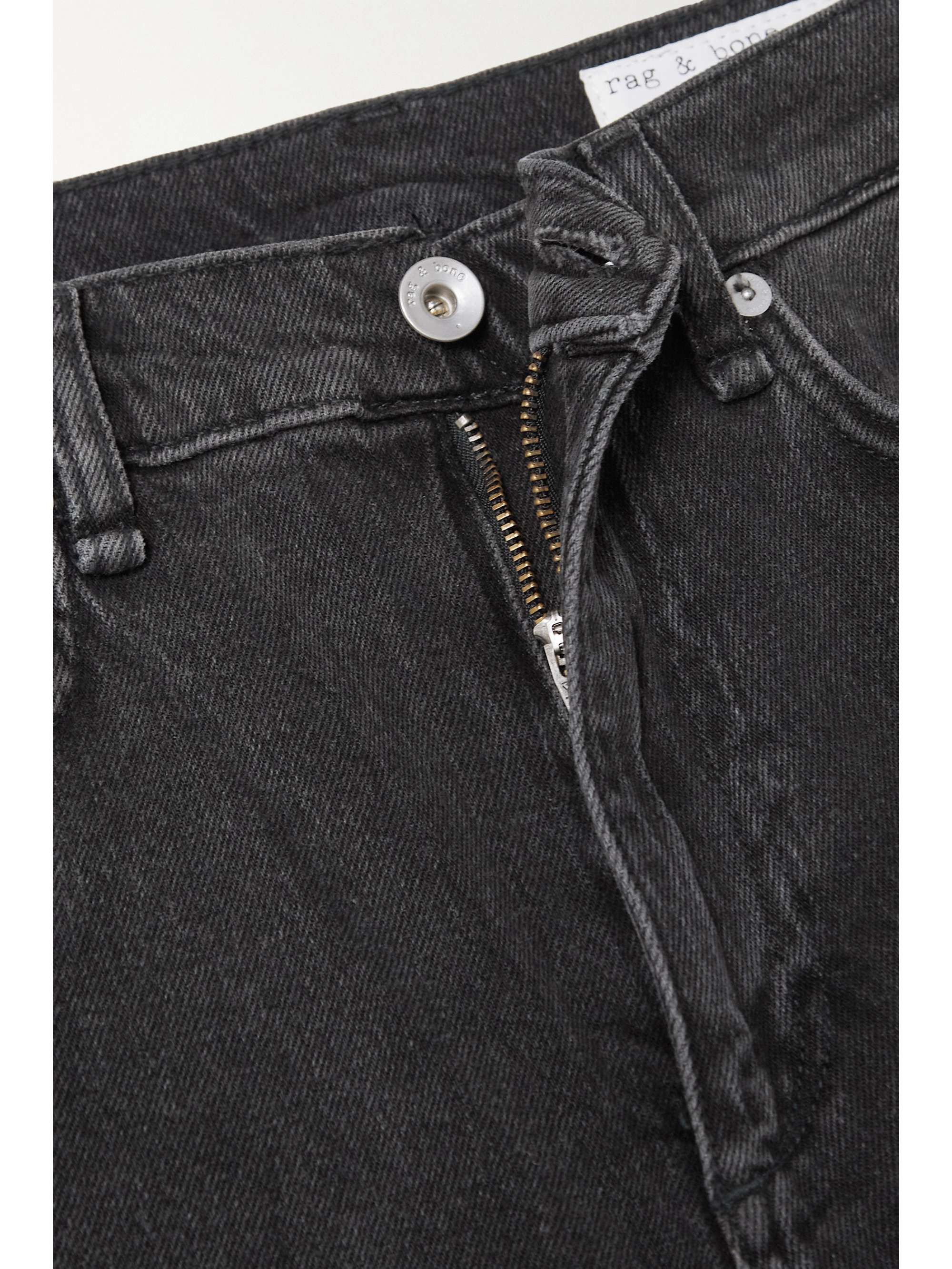 RAG & BONE Wren hoch sitzende Jeans mit schmalem Bein
