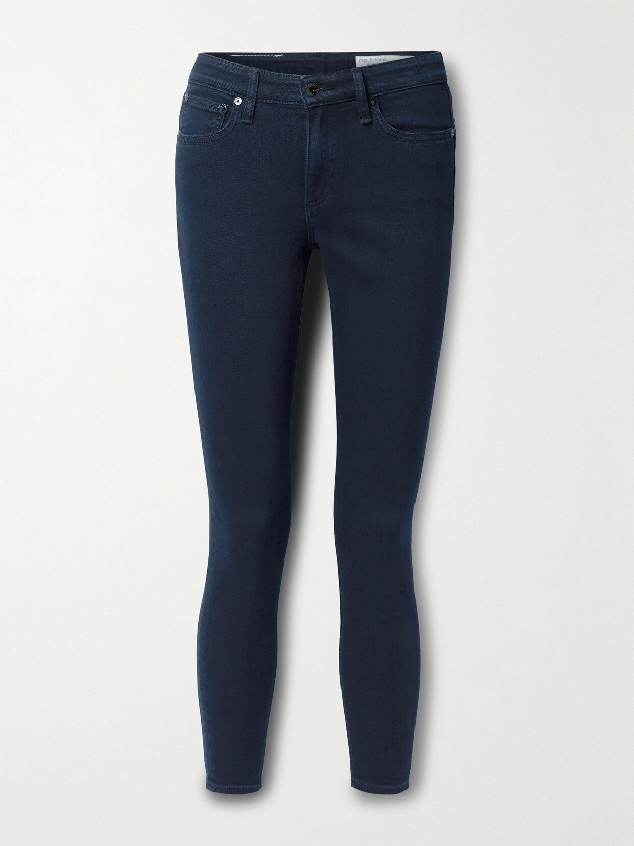 rag & bone - Cate Mid-rise Skinny Jeans - Blue