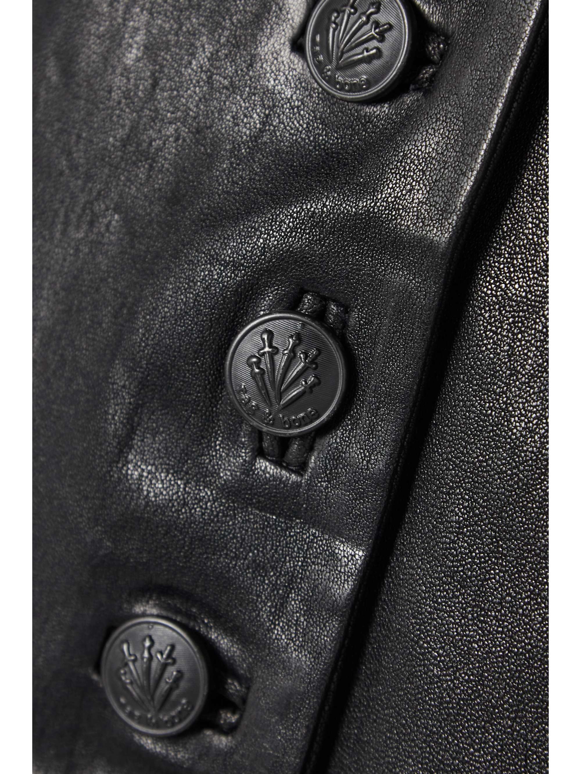RAG & BONE Vanessa Weste aus Leder und Baumwolle
