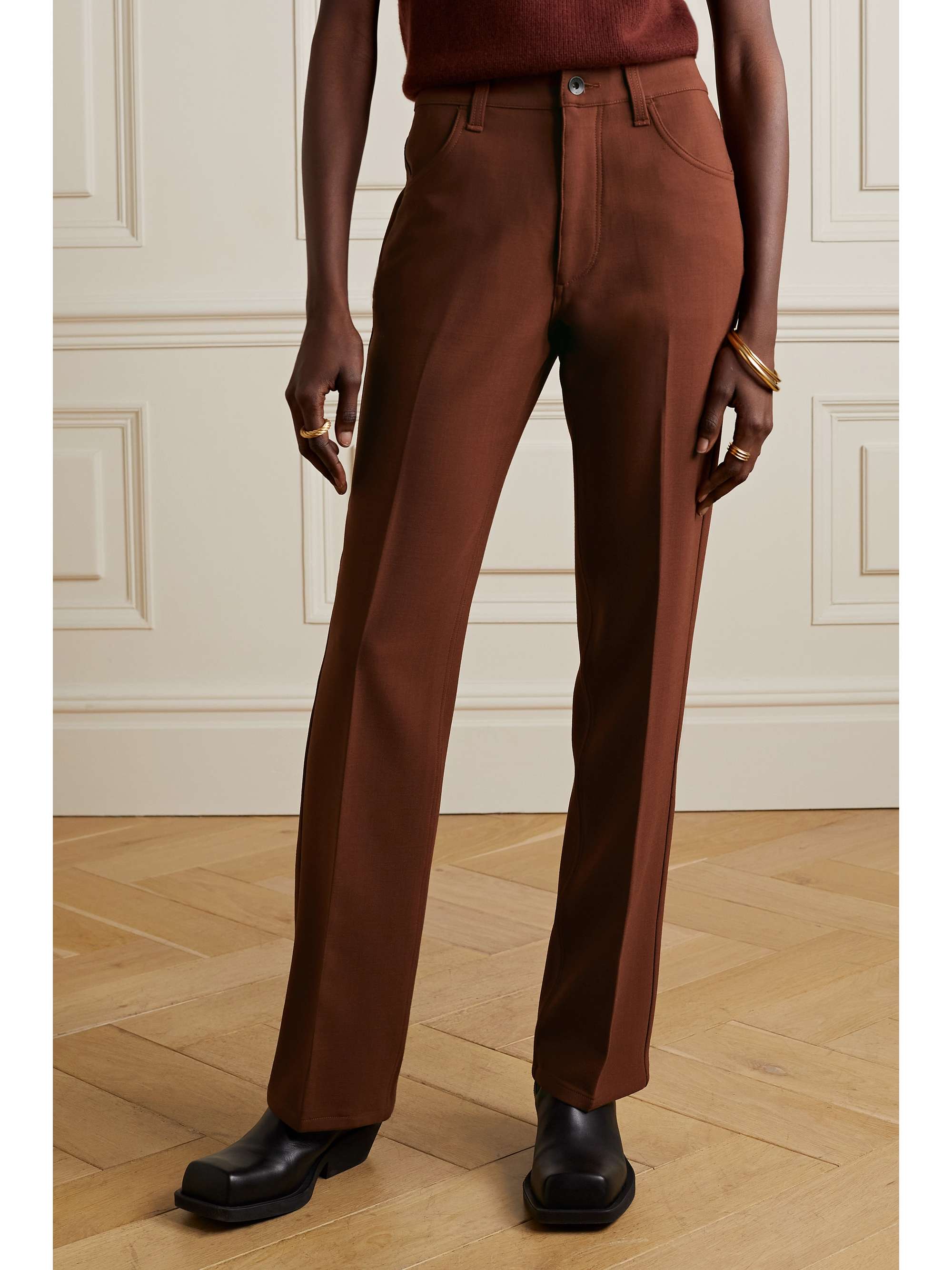 RAG & BONE Jacey stretch-wool straight-leg pants