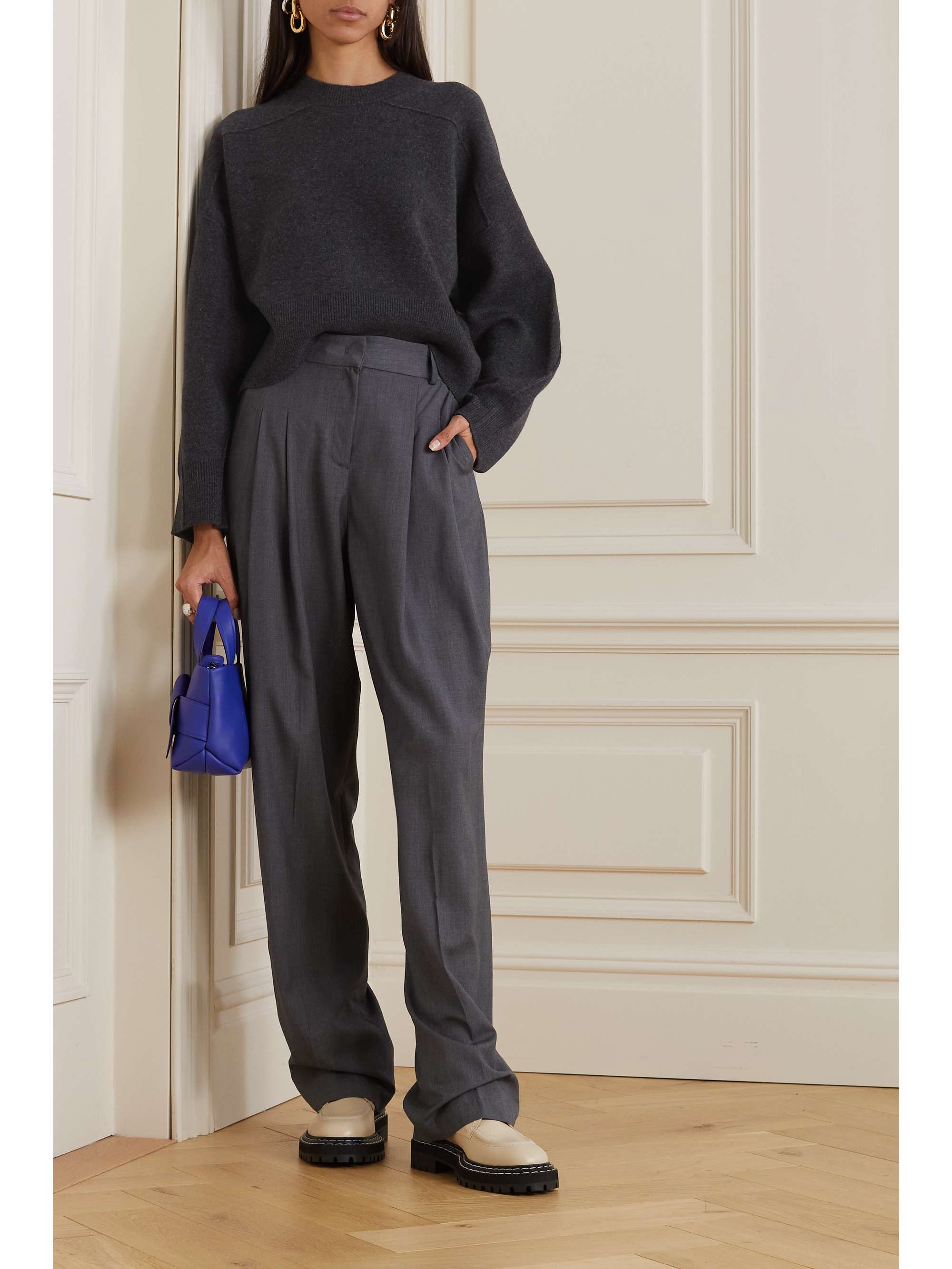 RAG & BONE Brady Crew stretch wool-blend sweater