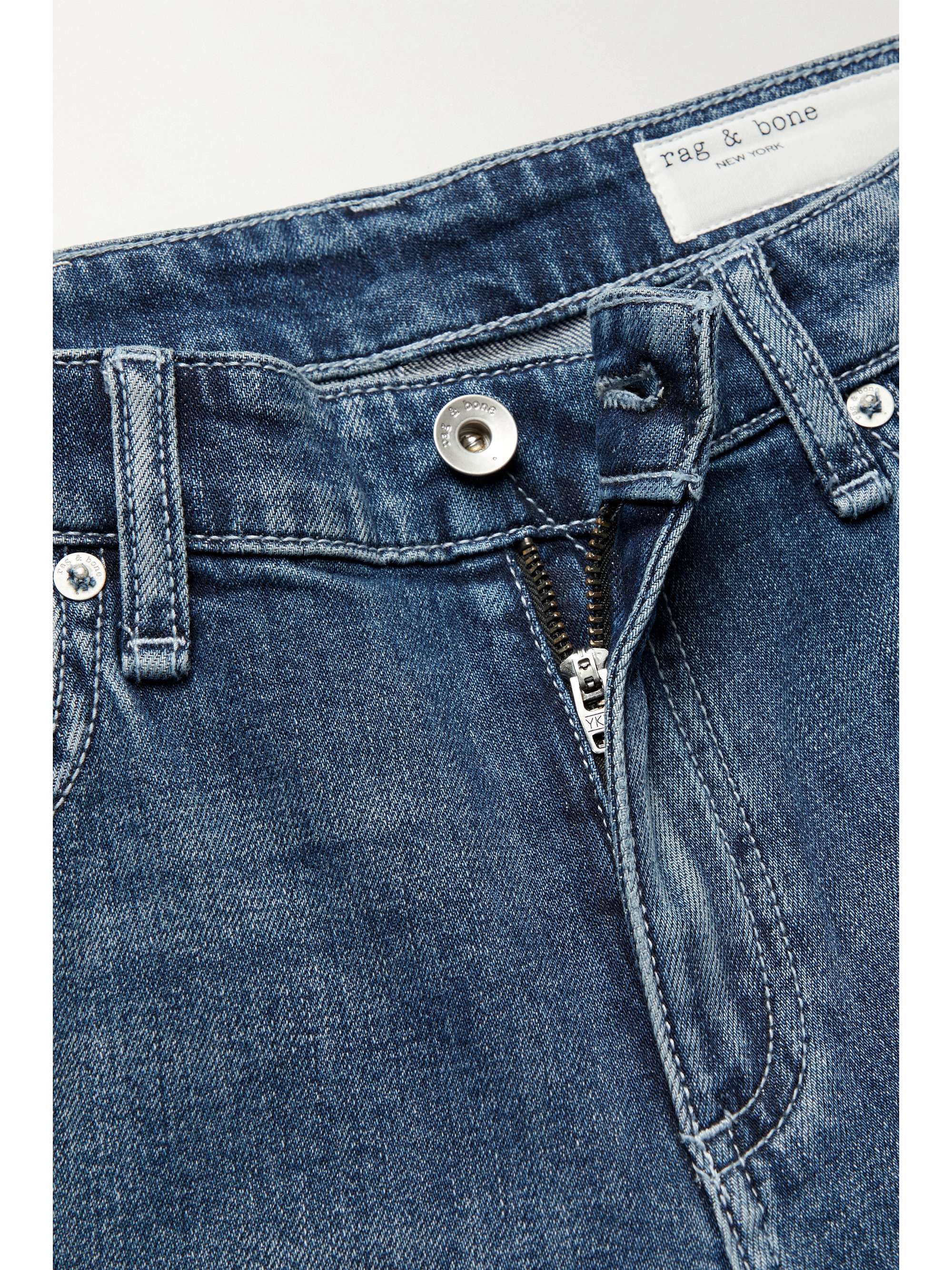 RAG & BONE Dre tief sitzende verkürzte Boyfriend-Jeans
