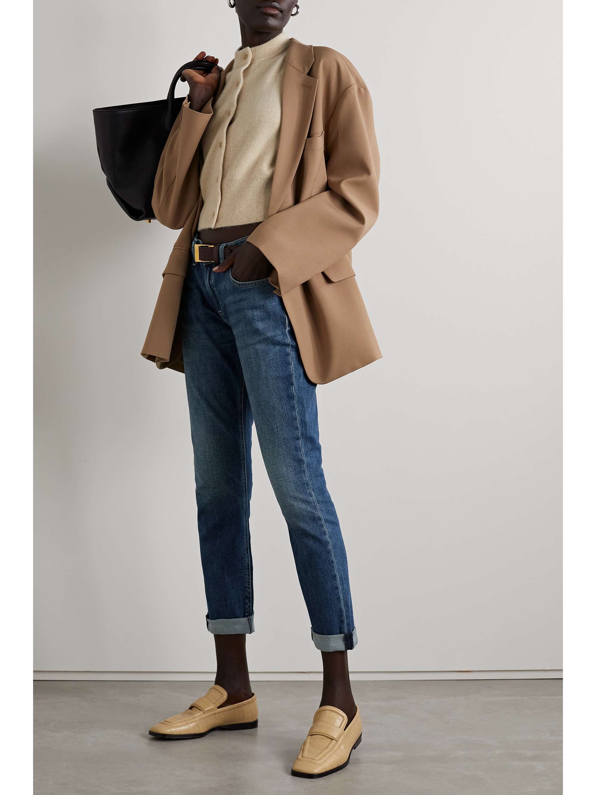 RAG & BONE Dre tief sitzende verkürzte Boyfriend-Jeans
