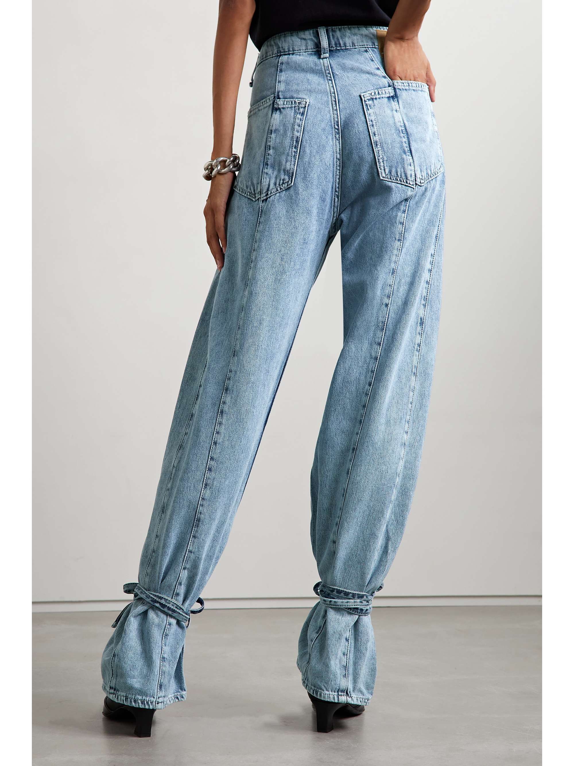 RAG & BONE Splice Barrel high-rise straight-leg jeans
