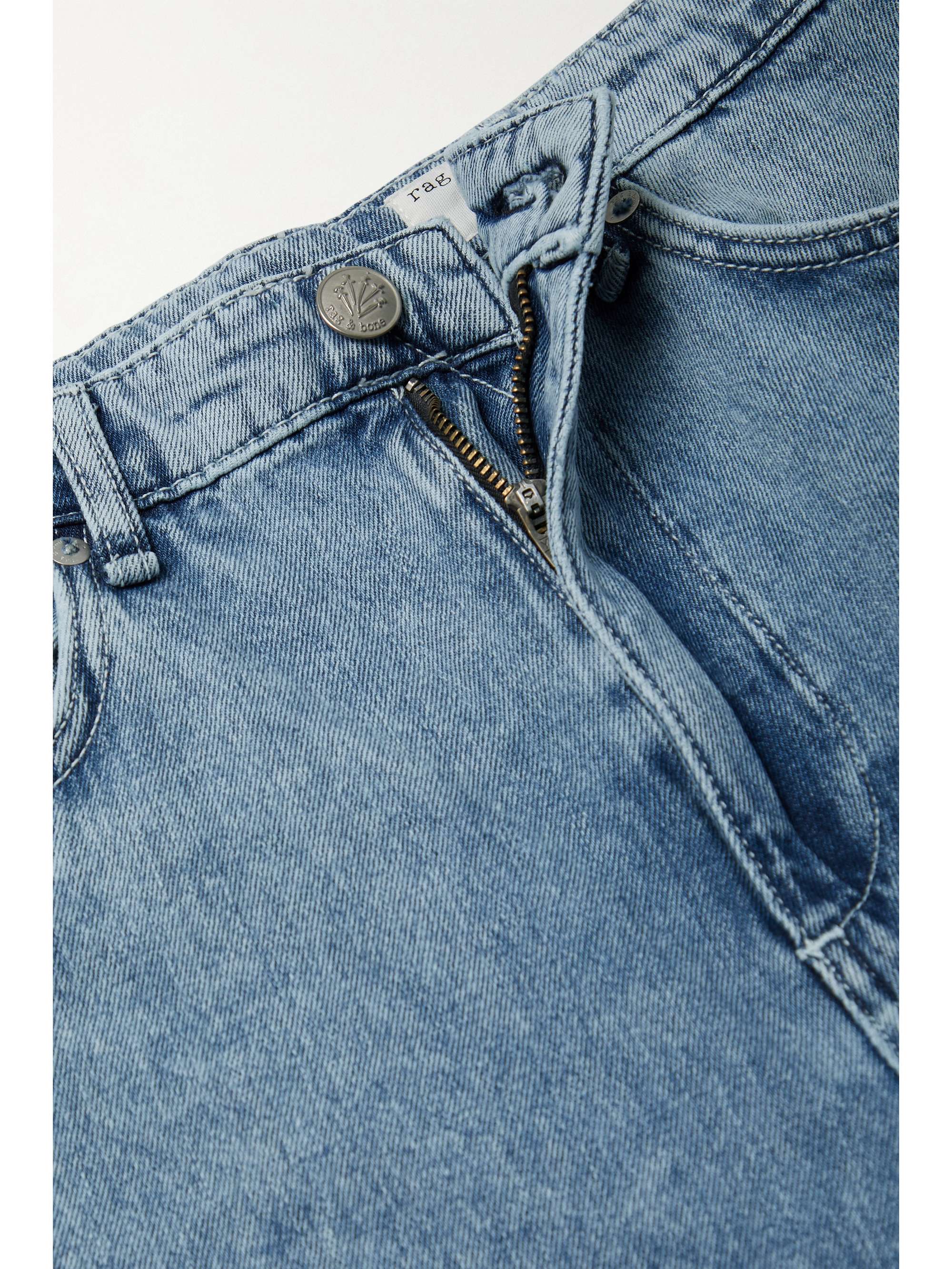 RAG & BONE Splice Barrel high-rise straight-leg jeans