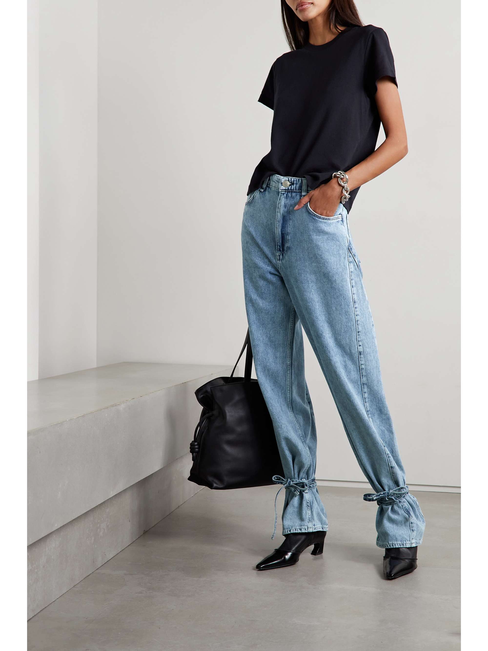 RAG & BONE Splice Barrel high-rise straight-leg jeans