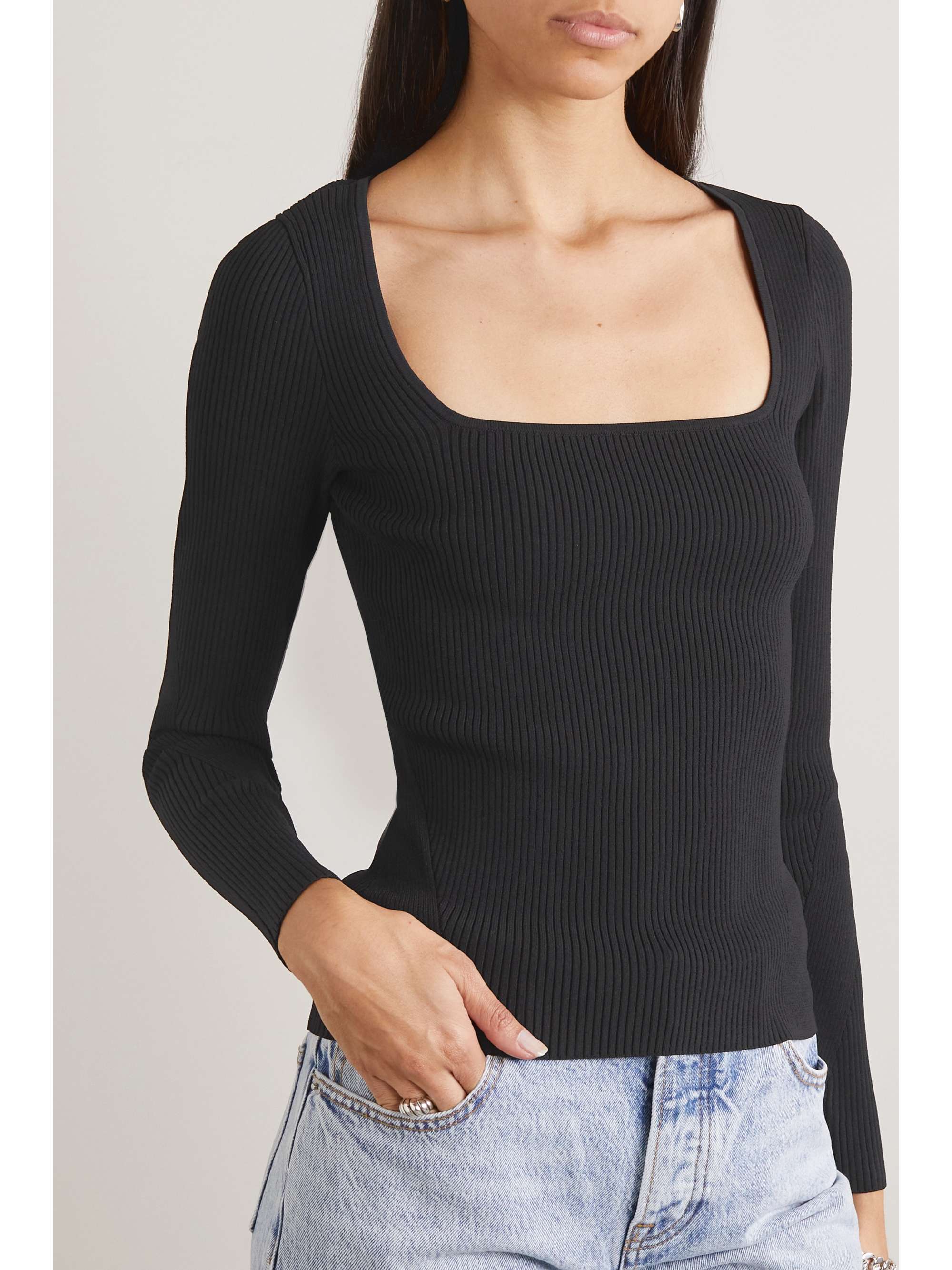 RAG & BONE Asher Pullover aus Rippstrick