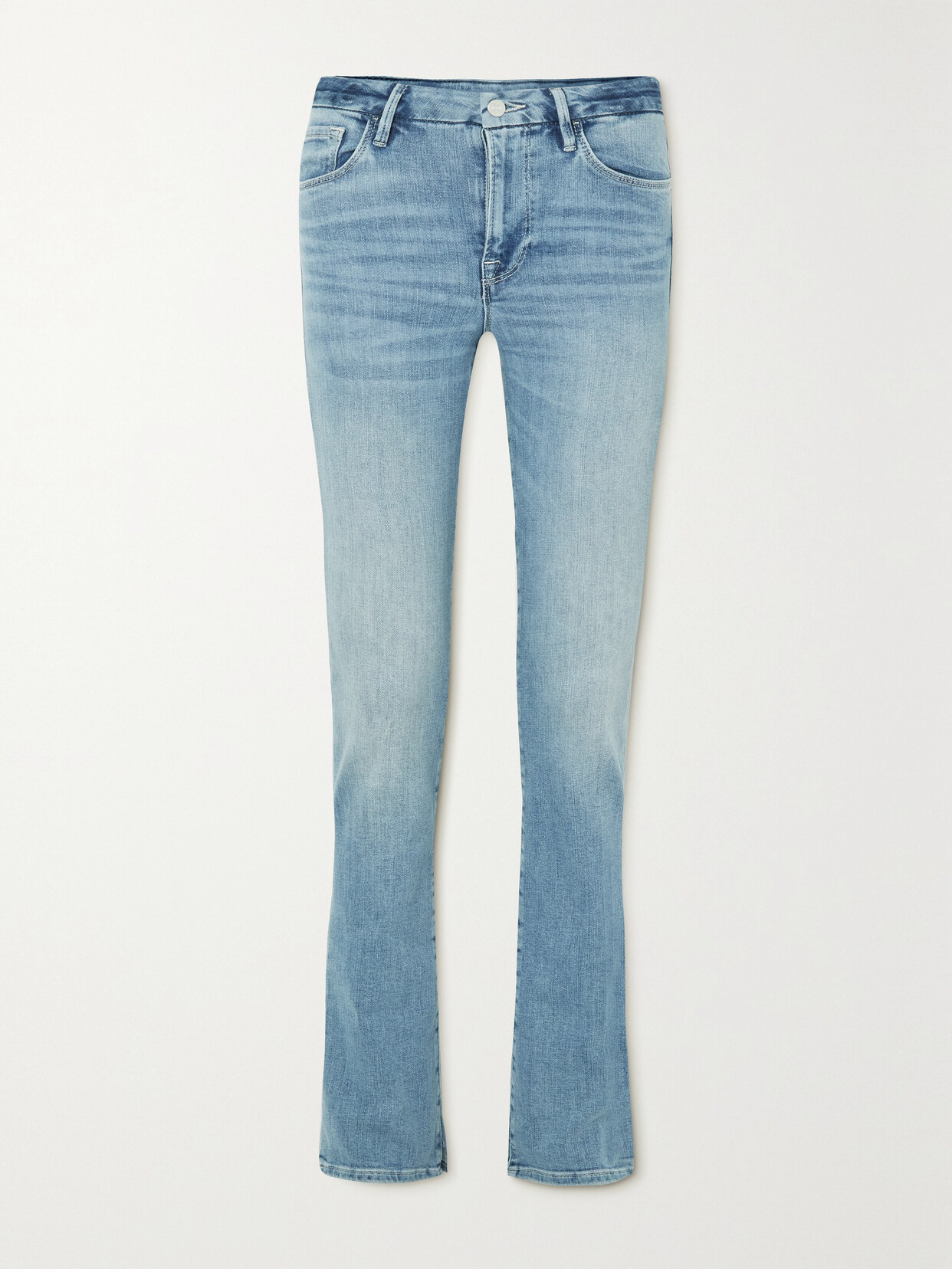 FRAME - Le Mini Boot High-rise Bootcut Jeans - Blue