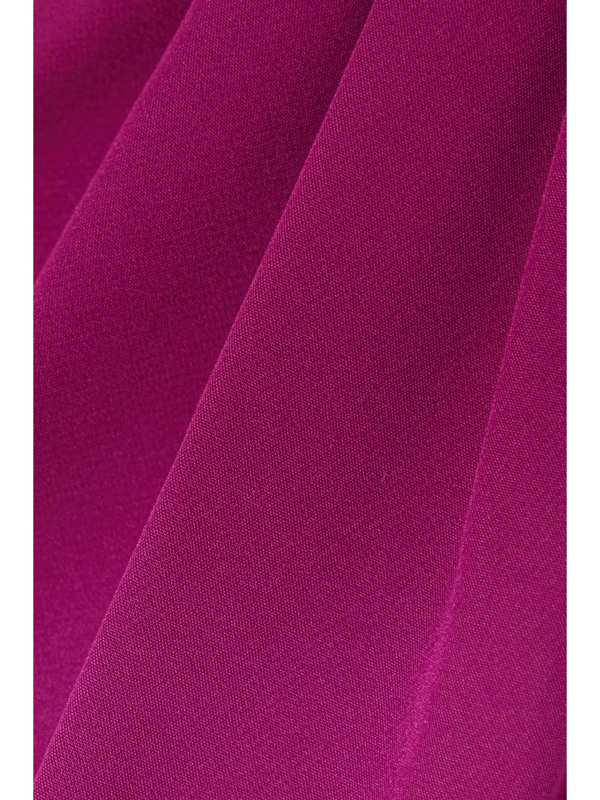 MARCHESA NOTTE Cape-effect twist-front stretch-crepe midi dress