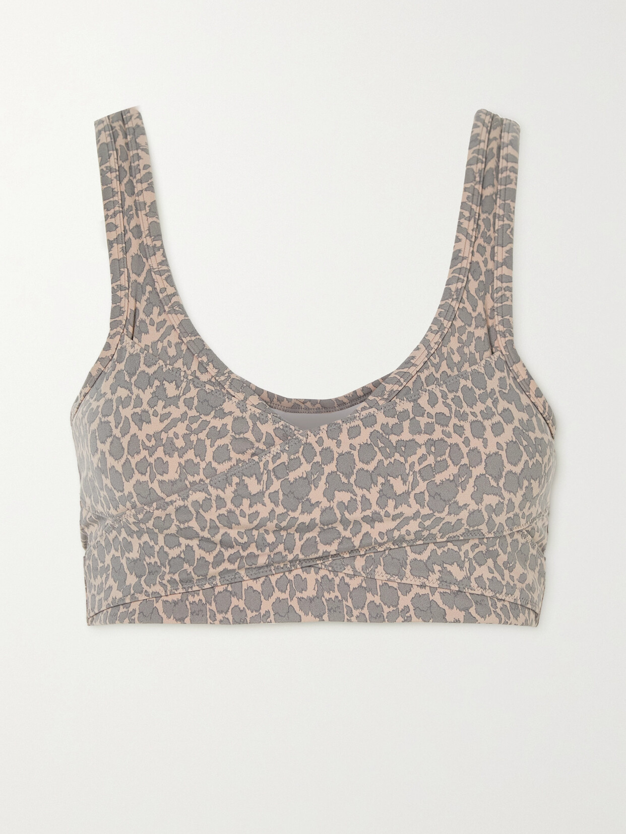 Varley - Let's Move Kellam Printed Recycled Stretch Sports Bra - Pink