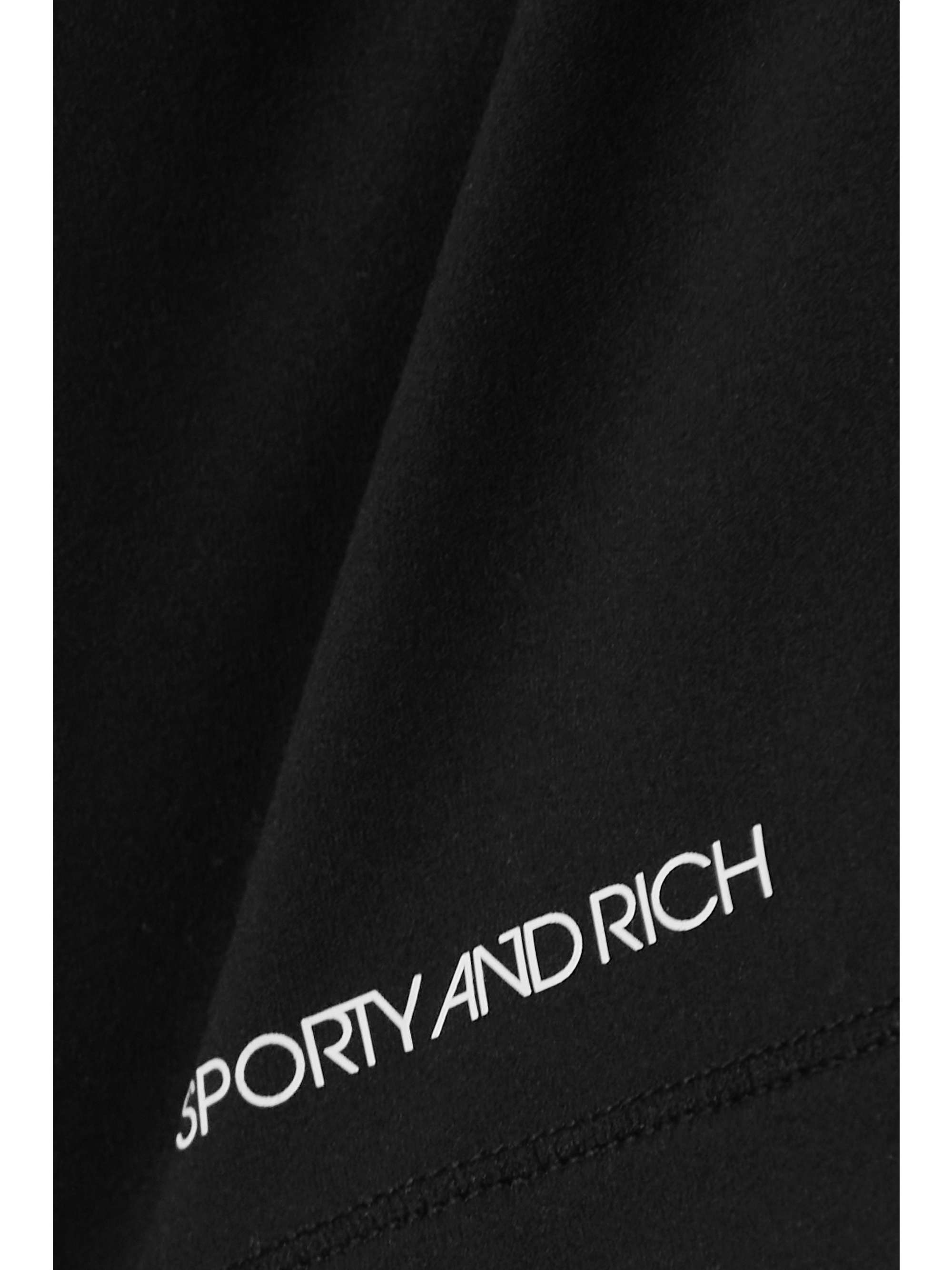 SPORTY & RICH Verkürztes Tanktop aus Stretch-Jersey mit Print