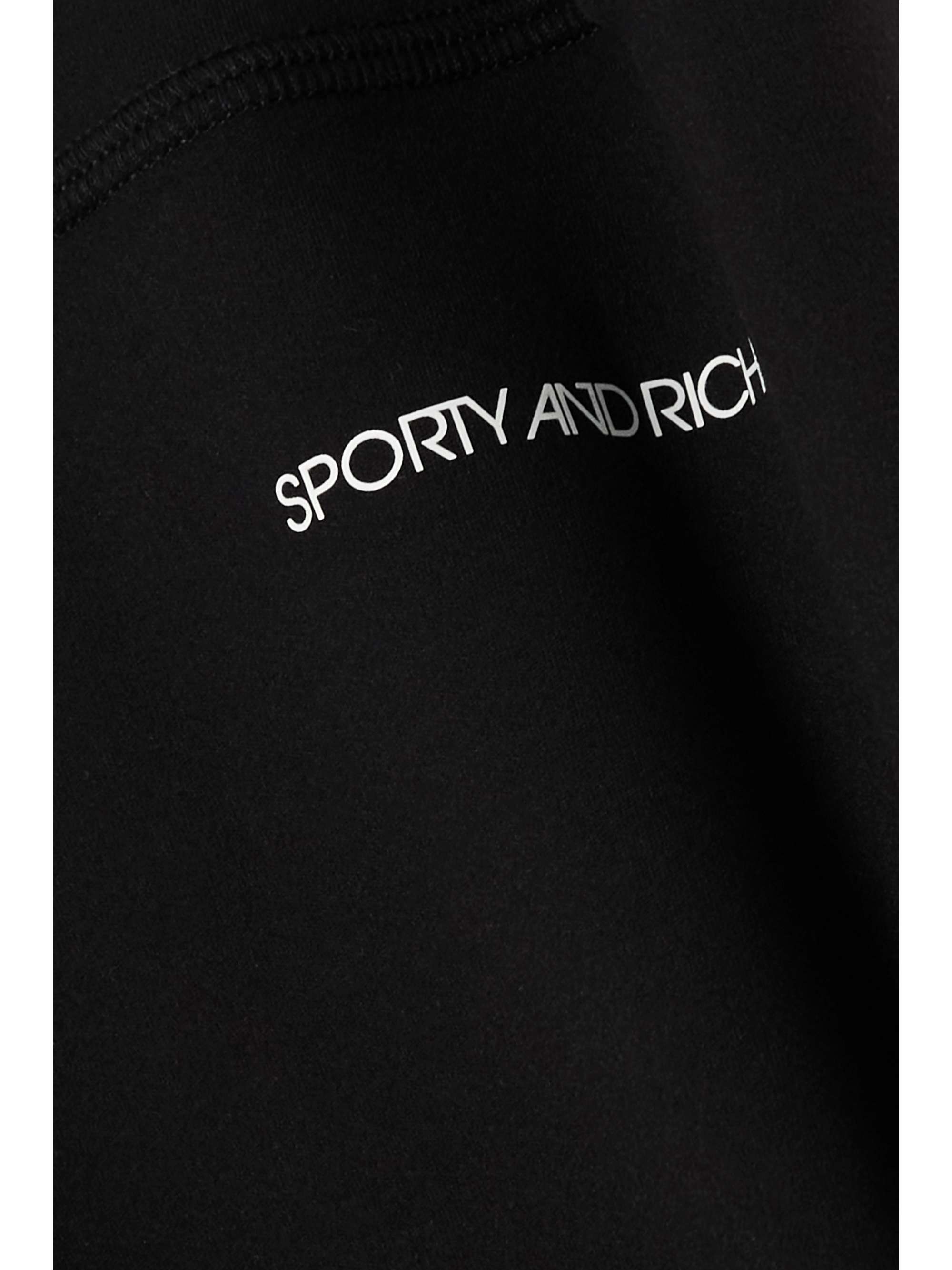 SPORTY & RICH Leggings aus Stretch-Material mit Print