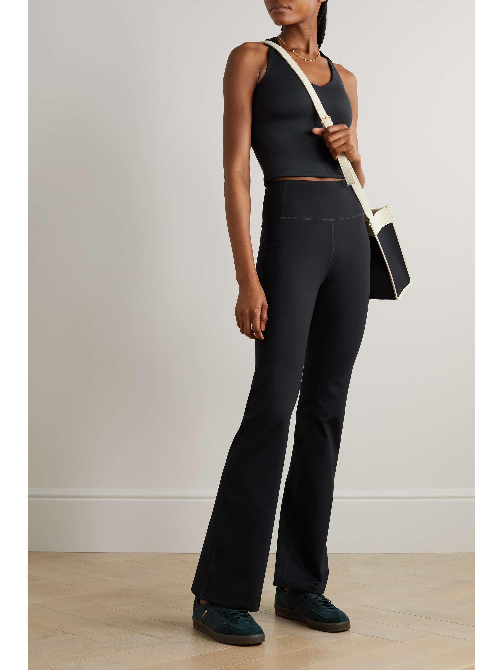 GIRLFRIEND COLLECTIVE Compressive stretch recycled flared leggings |  NET-A-PORTER