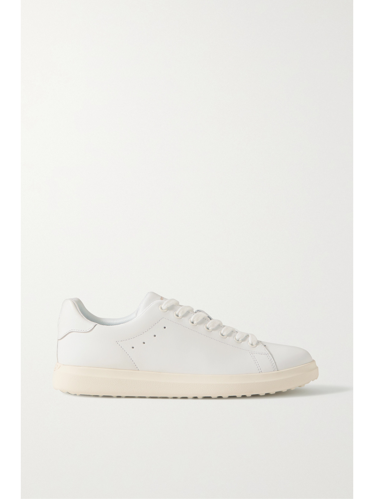Tory Sport Howell Court Leather Sneakers In White