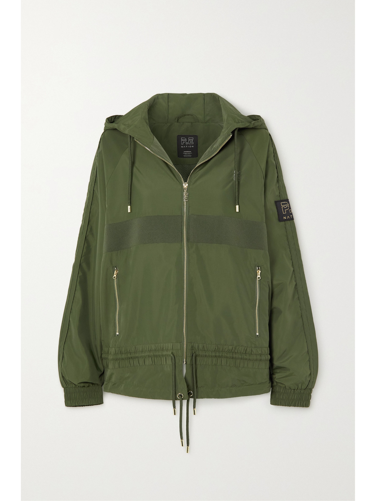 P.E NATION - Hooded Shell Jacket - Green