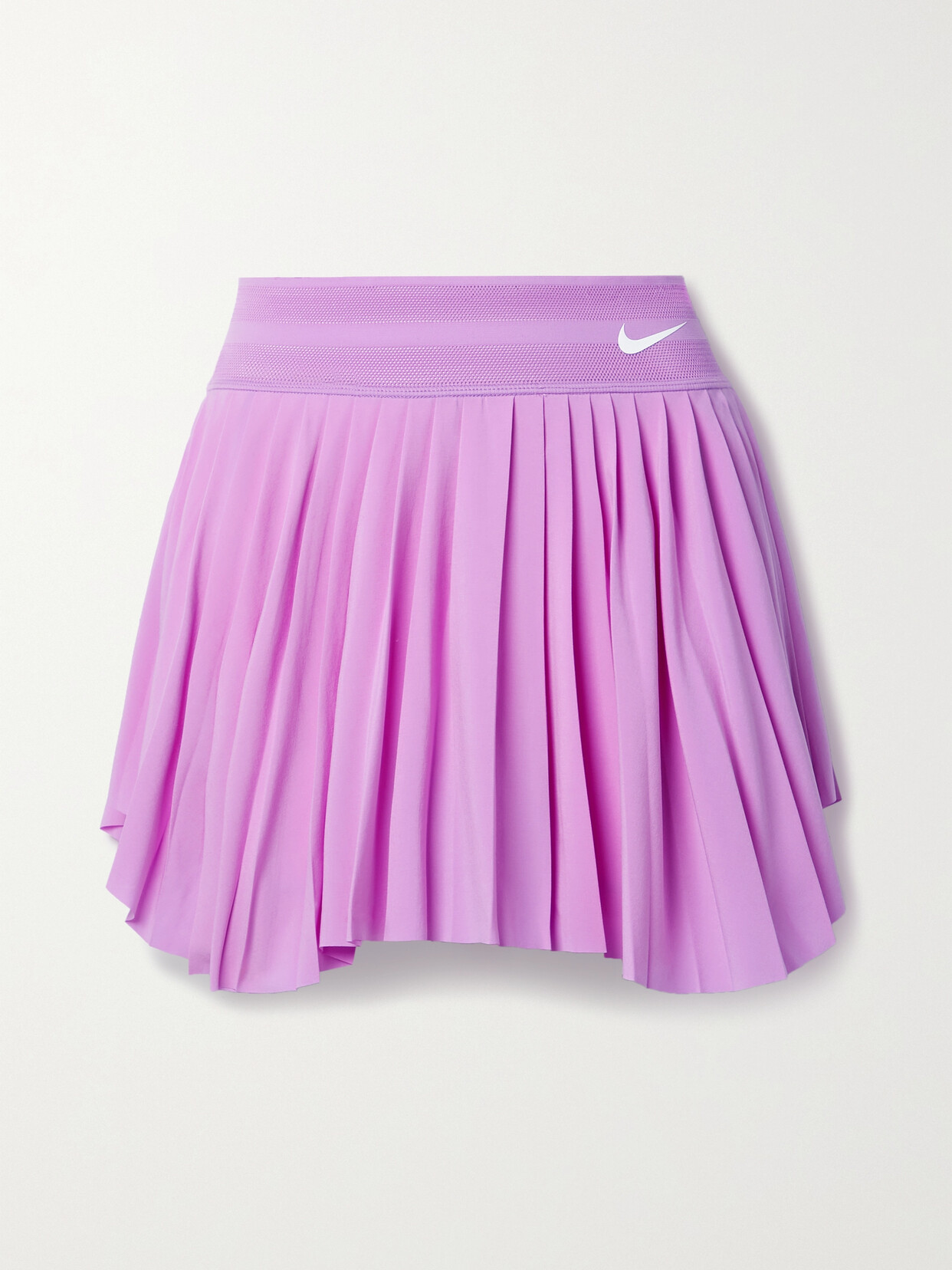 Nike - Nikecourt Slam Mesh-trimmed Pleated Dri-fit Tennis Skirt - Purple