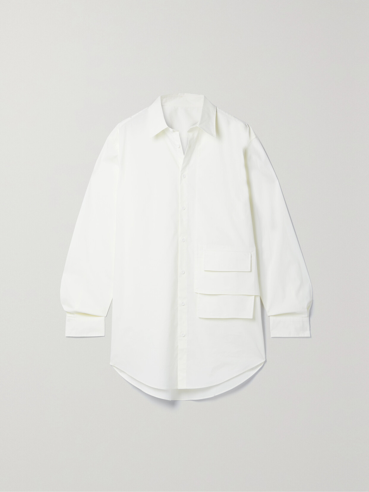 adidas Originals - + Y-3 Oversized Cotton-poplin Shirt - White