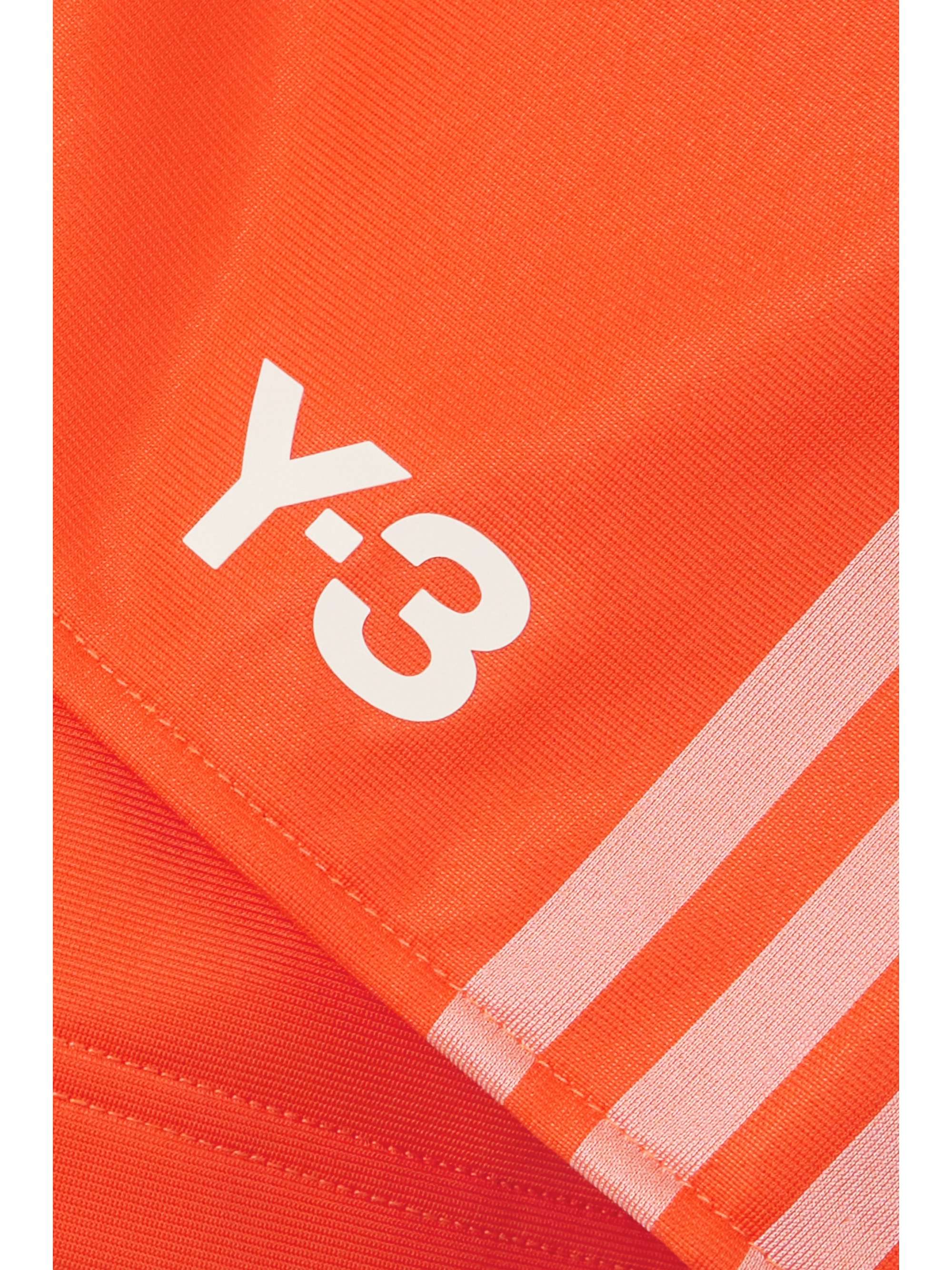 ADIDAS ORIGINALS Y-3 Firebird striped jersey shorts