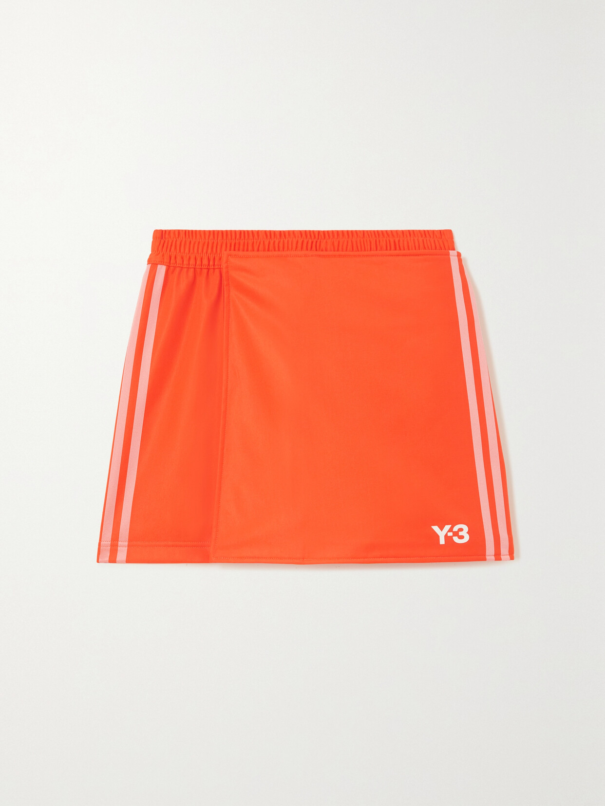 adidas Originals - Y-3 Firebird Striped Jersey Shorts - Red