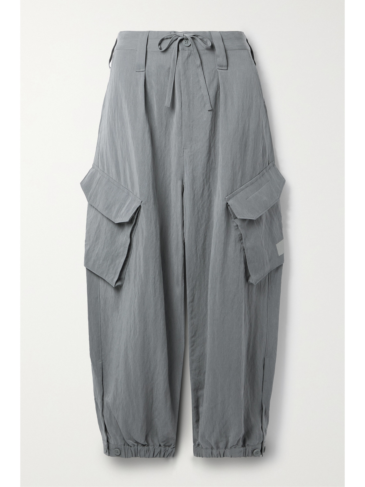 adidas Originals - + Y-3 Twill Wide-leg Cargo Pants - Gray