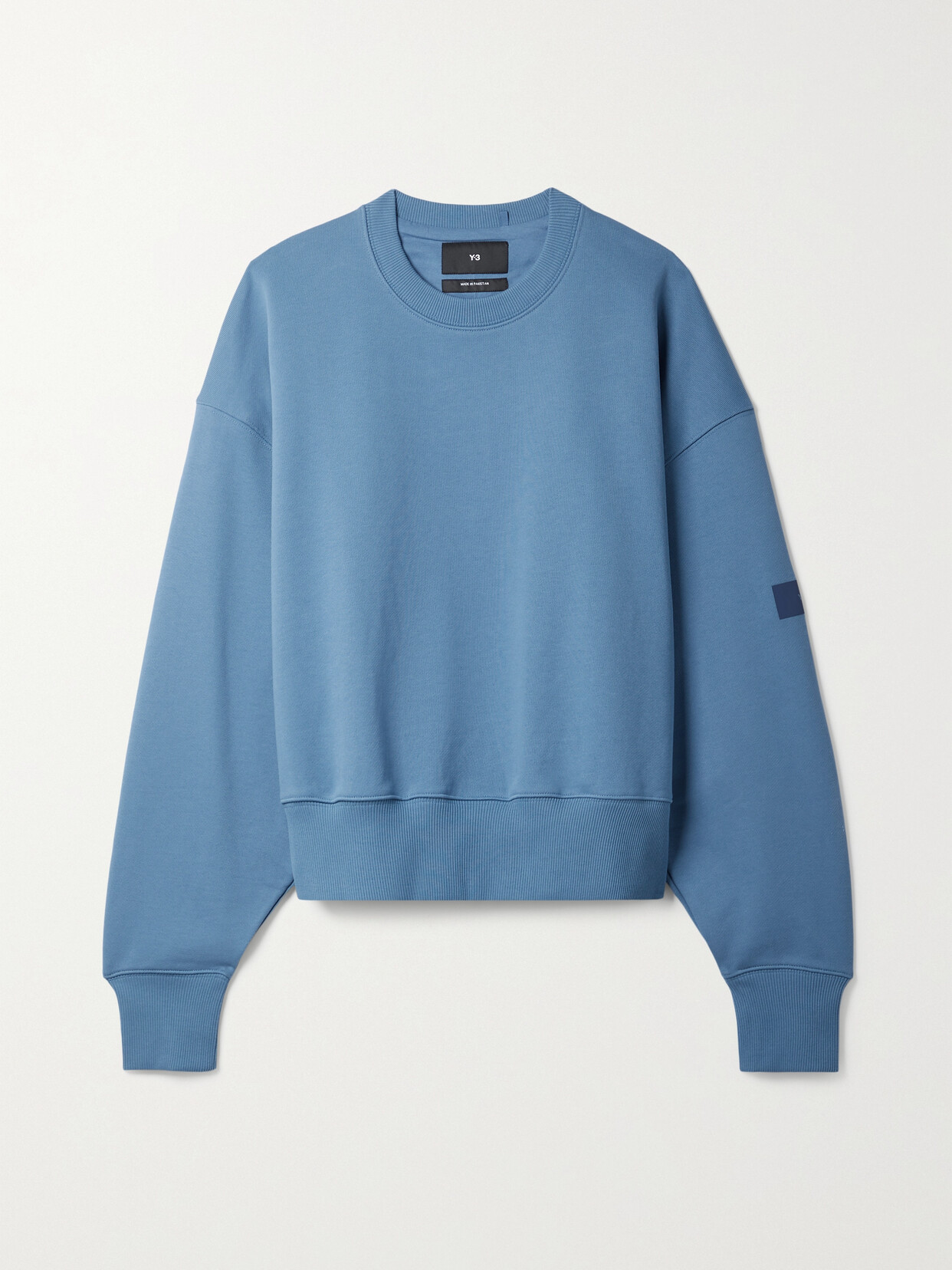 adidas Originals - + Y-3 Organic Cotton-blend Jersey Sweatshirt - Blue