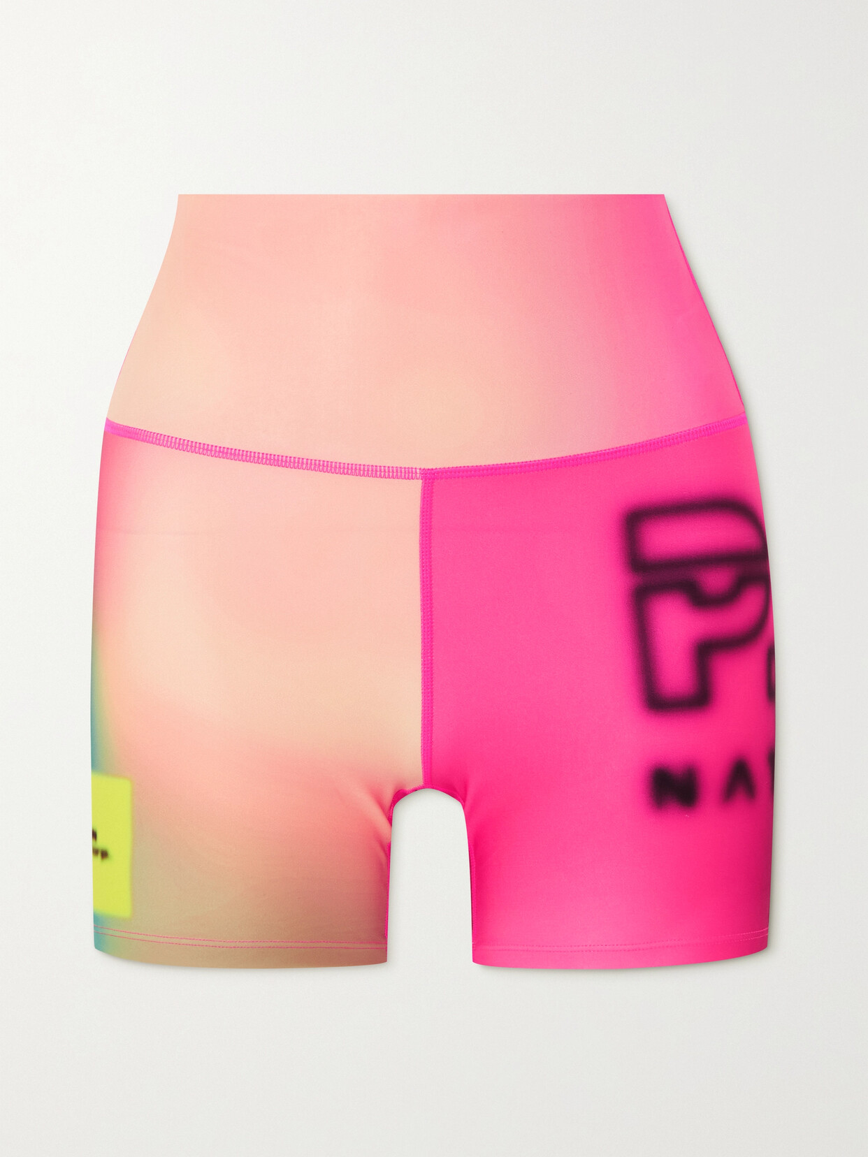 P.E NATION IMMERSION PRINTED STRETCH RECYCLED CYCLING SHORTS