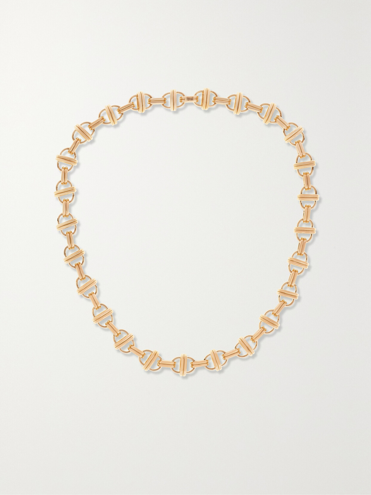 Sherman Field Oval Link Large 18-karat  Chain Necklace