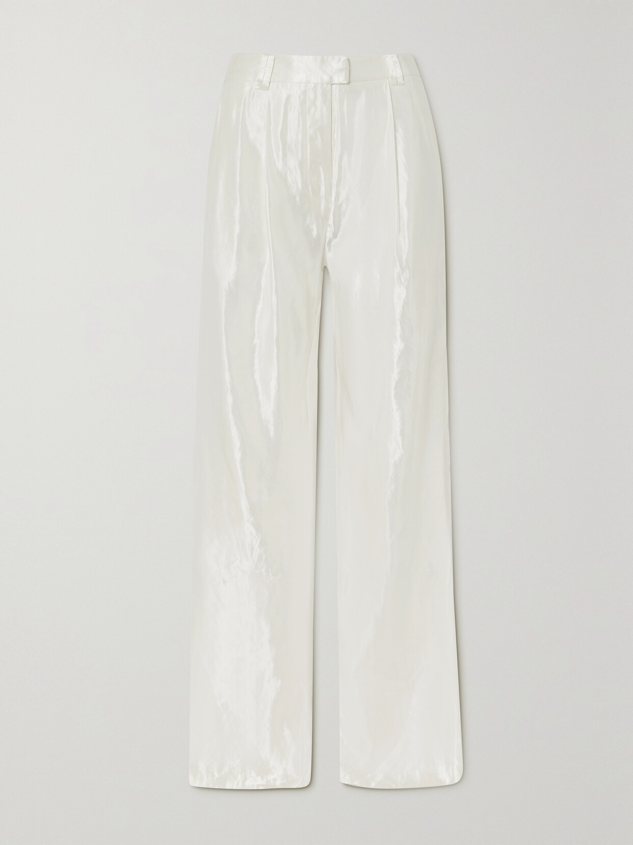 Gracious Linen-blend Wide-leg Pants