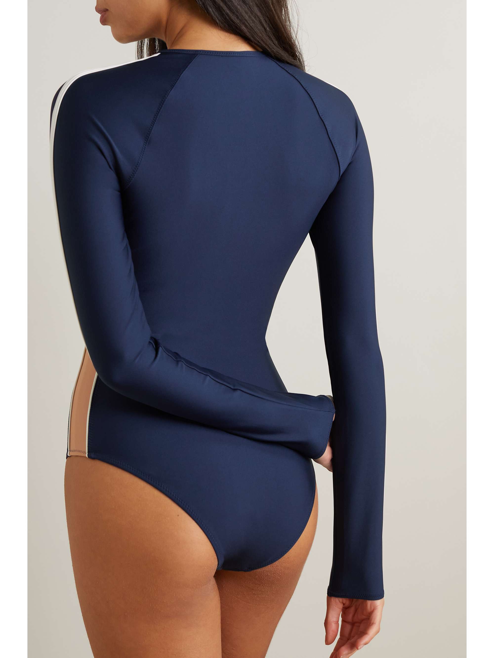 THE UPSIDE Lanai Maya striped recycled swimsuit