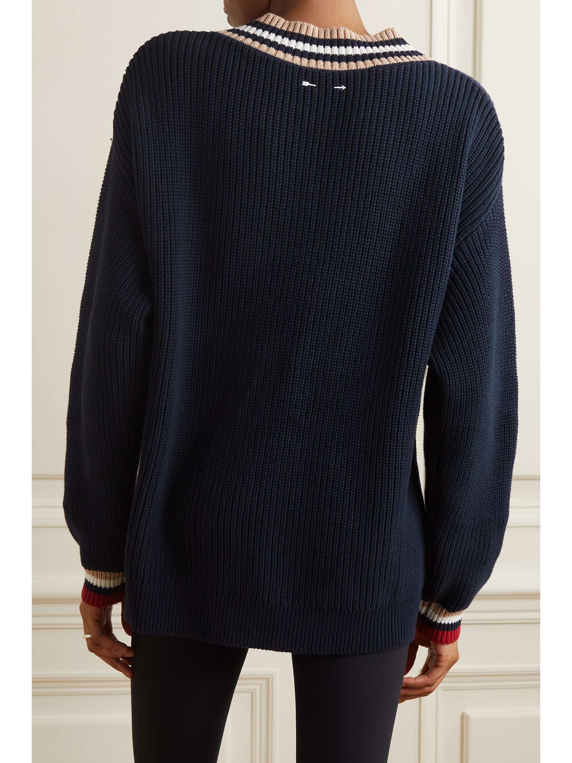 THE UPSIDE Josie Pullover aus Baumwolle mit Streifen