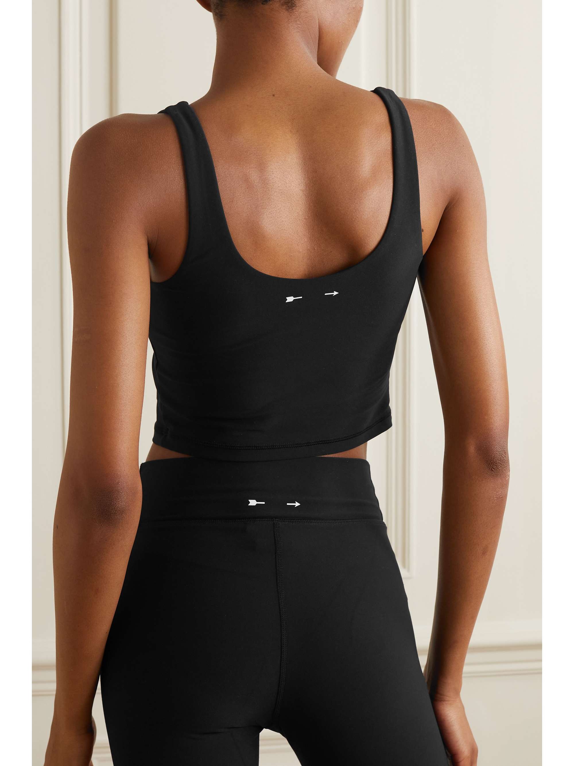 THE UPSIDE Peached Tess verkürztes Oberteil aus recyceltem Stretch-Jersey