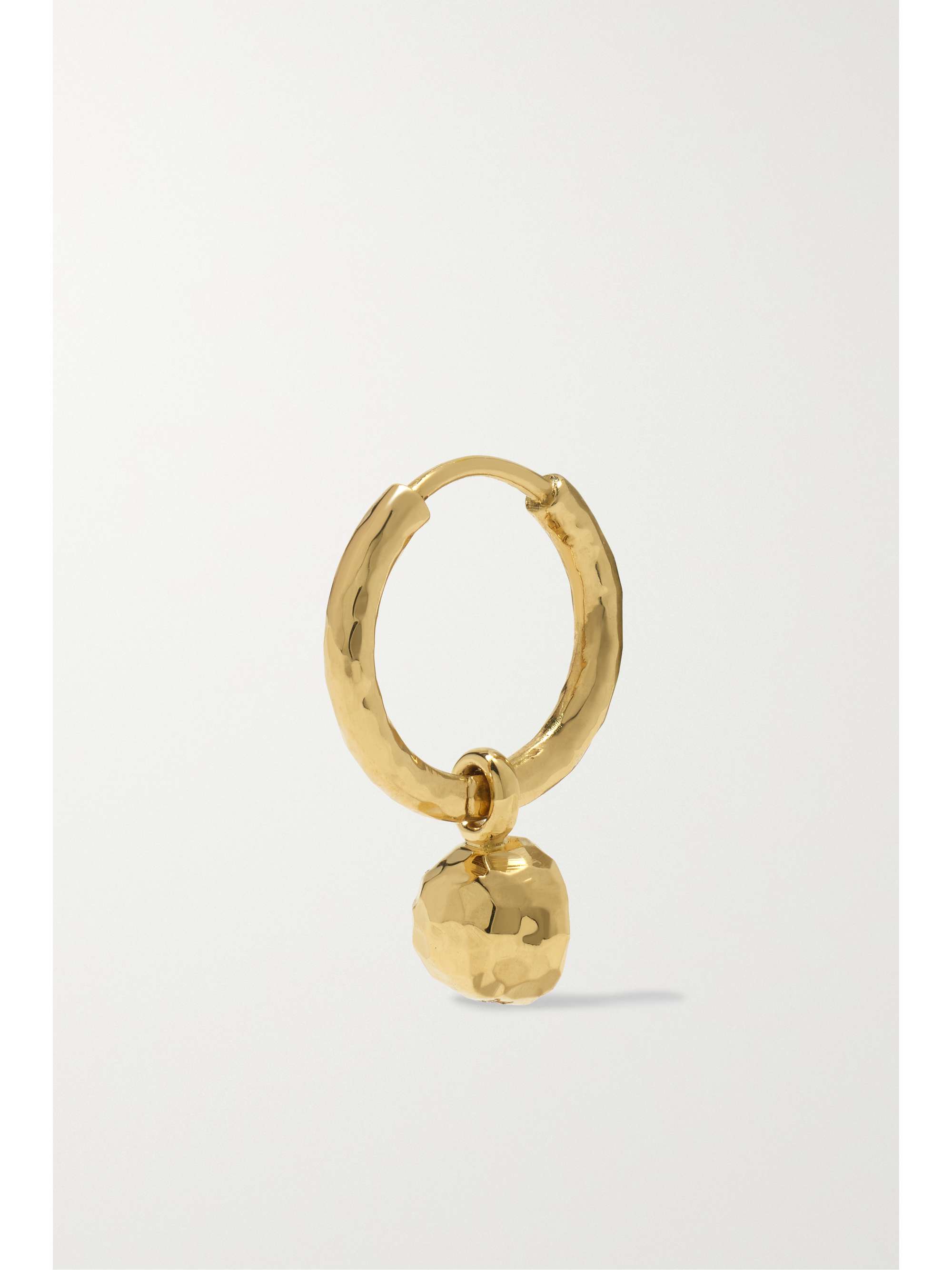 OCTAVIA ELIZABETH + NET SUSTAIN 18-karat recycled gold diamond hoop earrings