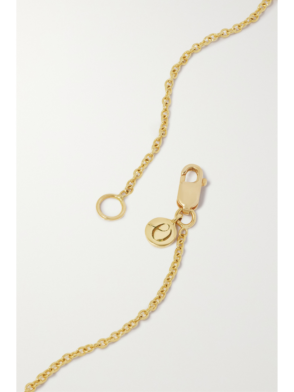 Shop Octavia Elizabeth 18-karat Recycled Gold, Ombré Tourmaline And Diamond Necklace