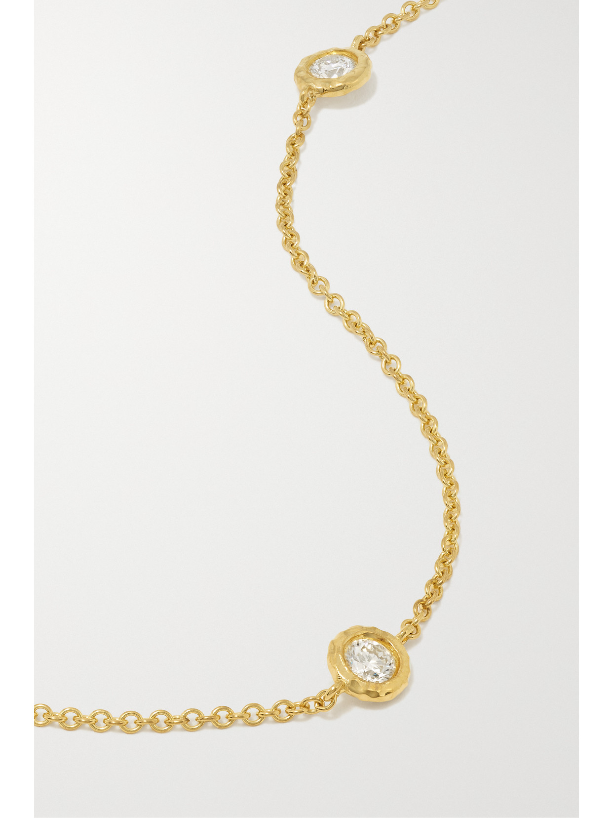 Octavia Elizabeth + Net Sustain By The Pinch 18-karat Recycled Gold Diamond Necklace In Gold